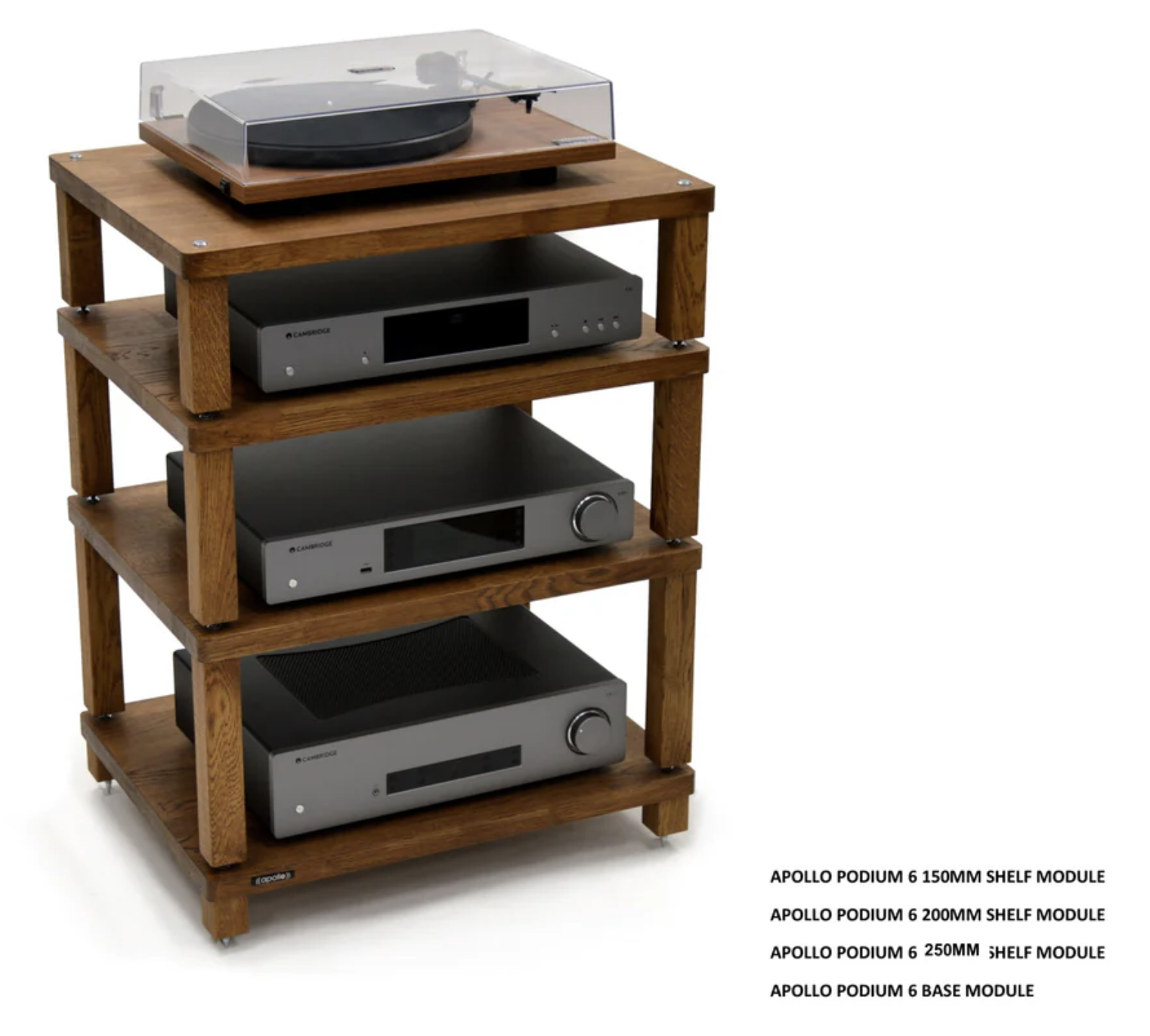 Apollo Podium 6 (Dark Oak Finish)