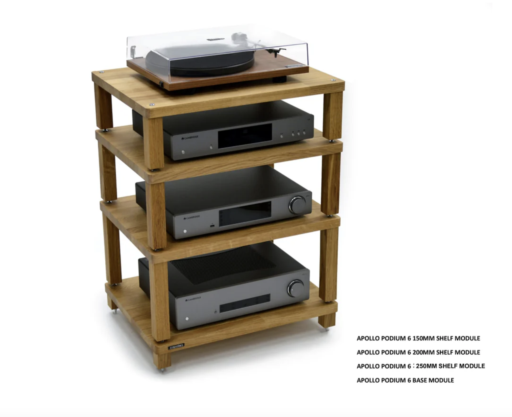 Apollo Podium 6 (Natural Oak Finish)