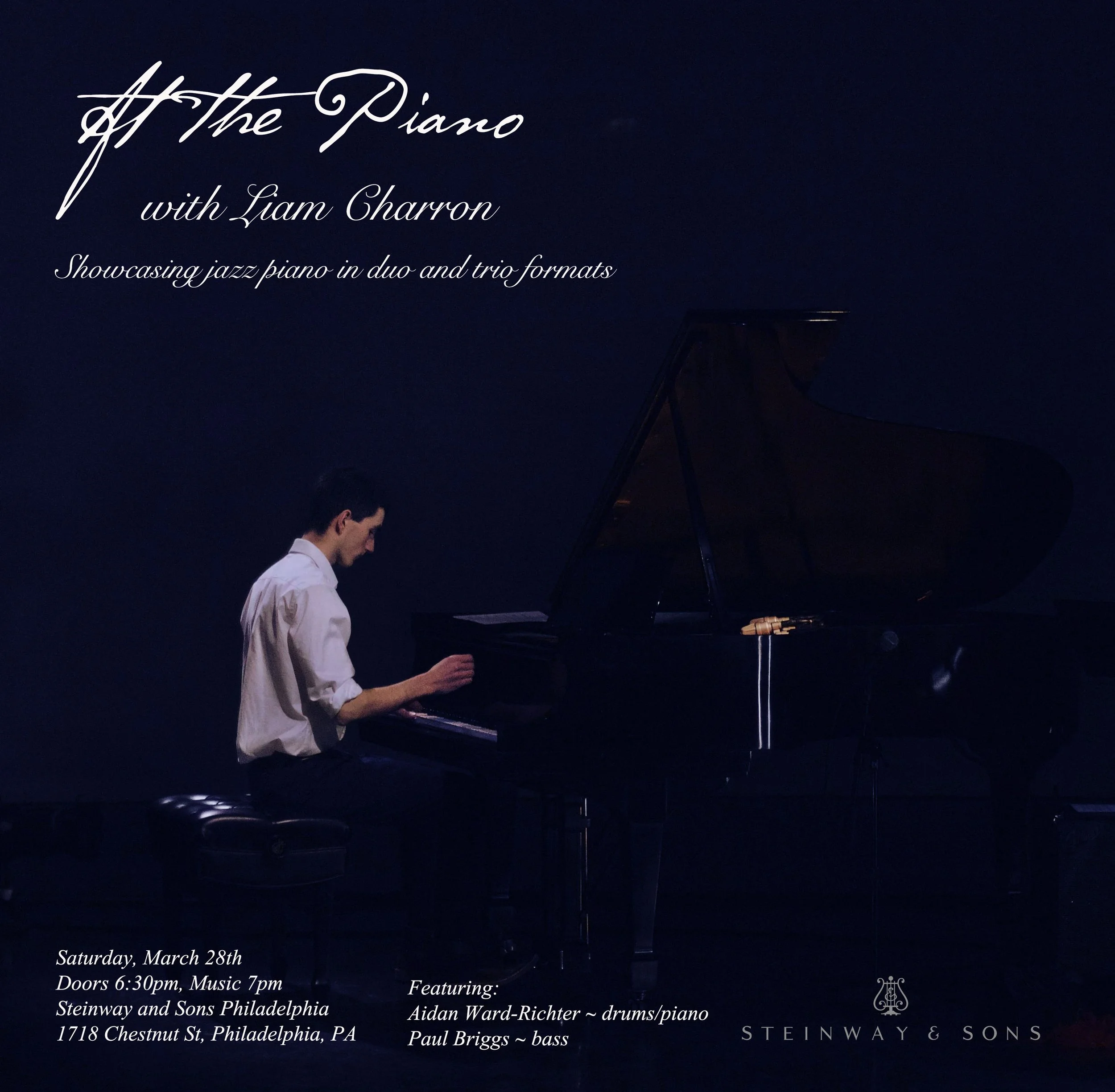 At the Piano with Liam Charron @ Steinway and Sons