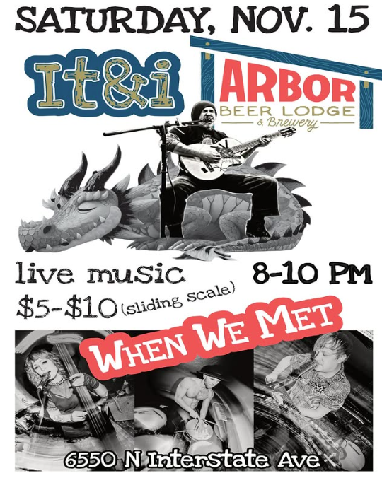 Live Music: IT&amp;I w/ When We Met