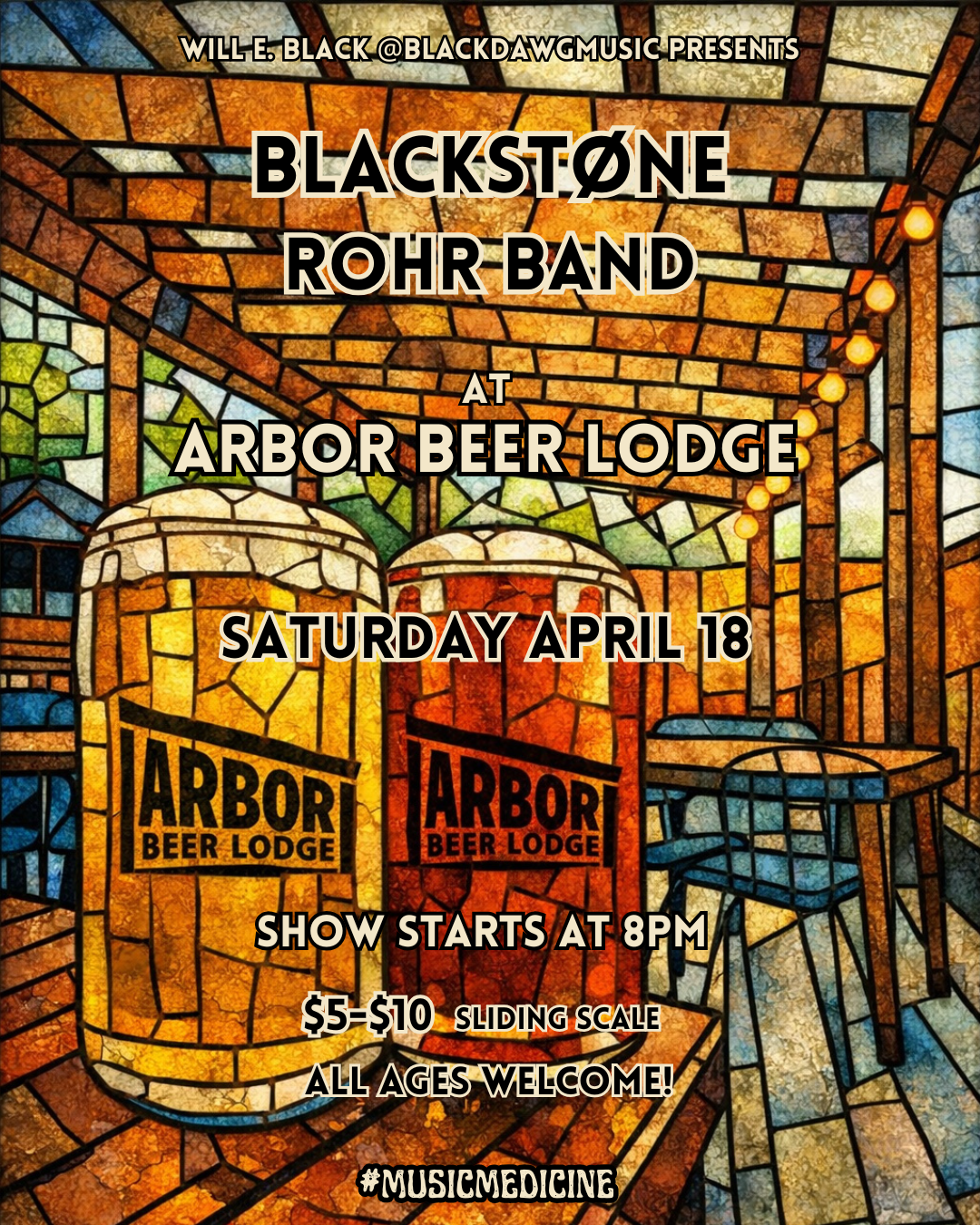 Live Music: Black Stone and ROHR Band
