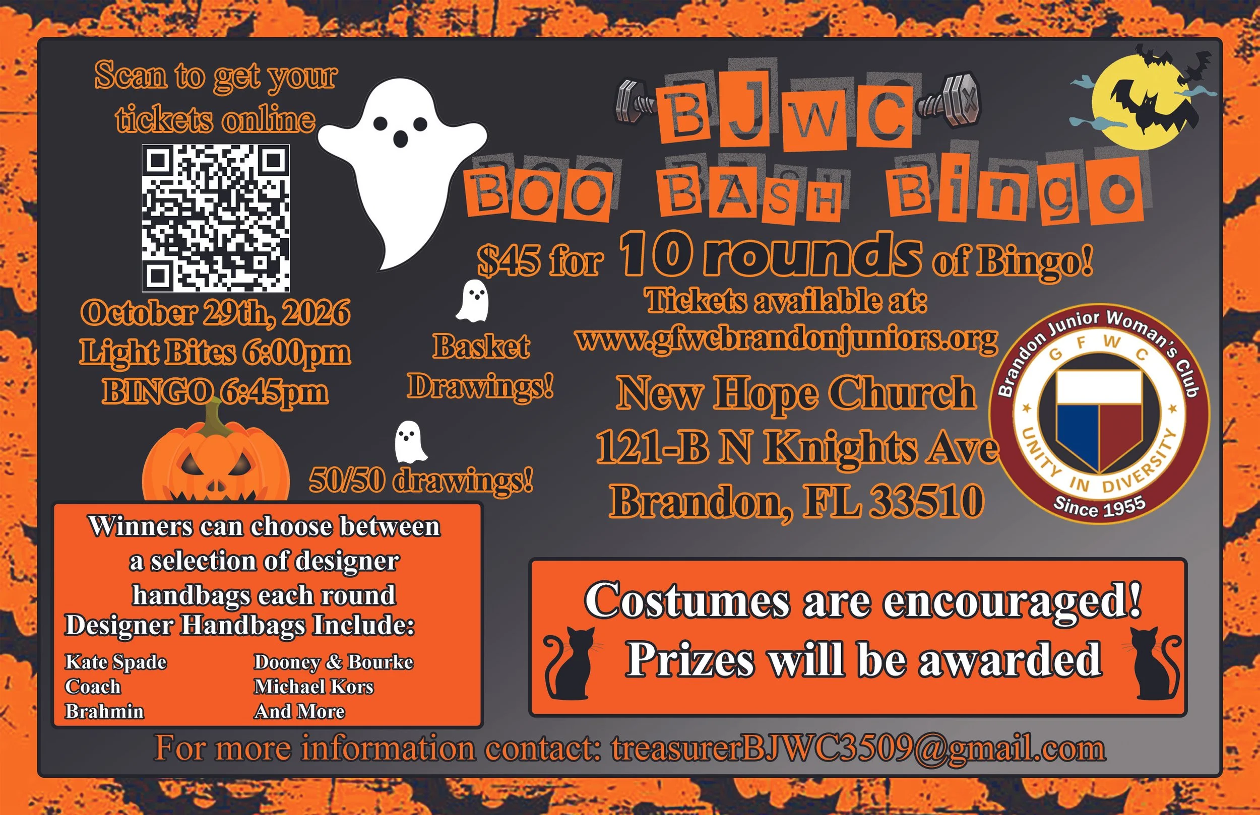 Boo Bash Bingo 