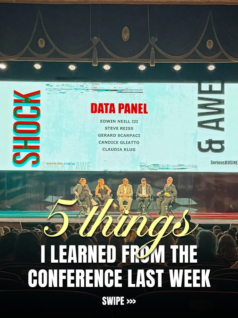 One of the best parts of Serious Business is hearing what people take away once they leave the room.

@stephpetteruti shared five things she learned from the conference and they perfectly capture why this event matters. From embracing AI as part of e