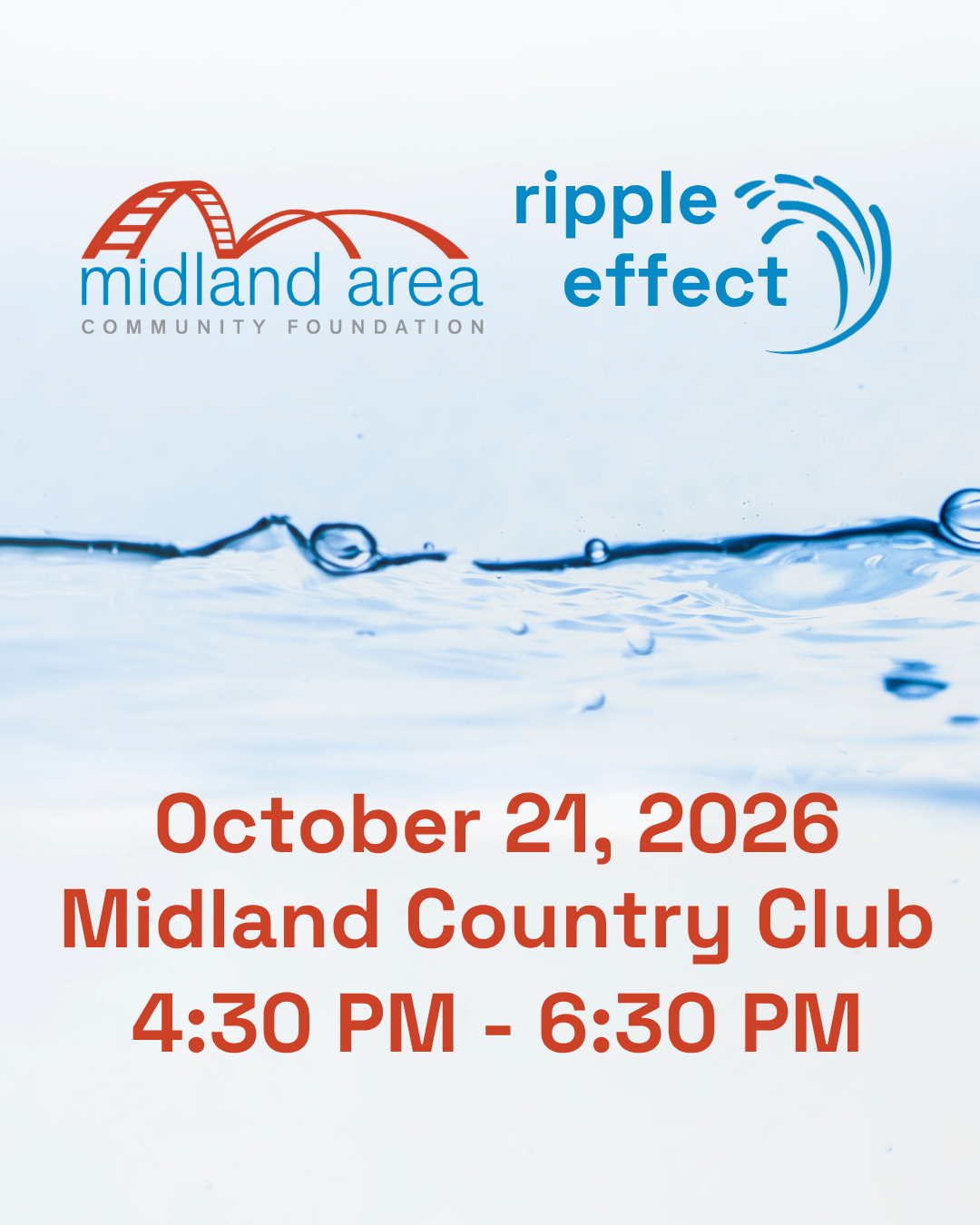 Community invited to celebrate Paul and Kim White and Greg and Elaine White at Ripple Effect