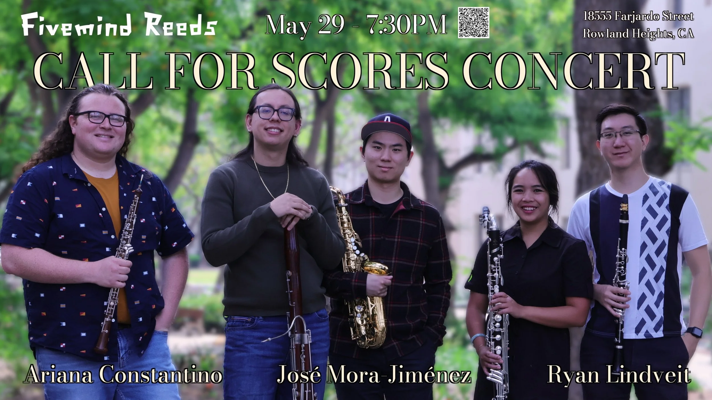 2026 for Scores Winners Concert with Fivemind Reeds