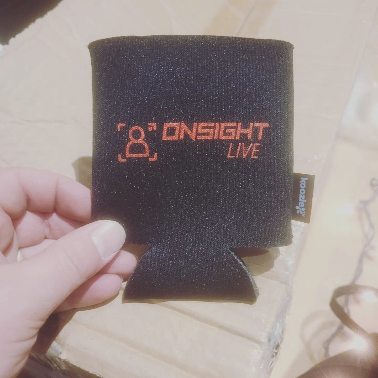 Onsight Live will keep guard, and keep your drink cool 😎 #koozie