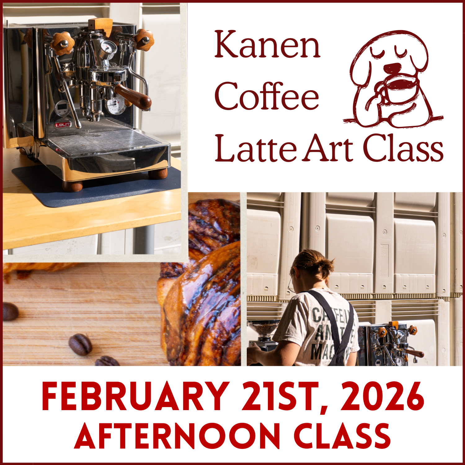 Latte Art Basics: A Fun Saturday - Afternoon 1PM - 3PM
