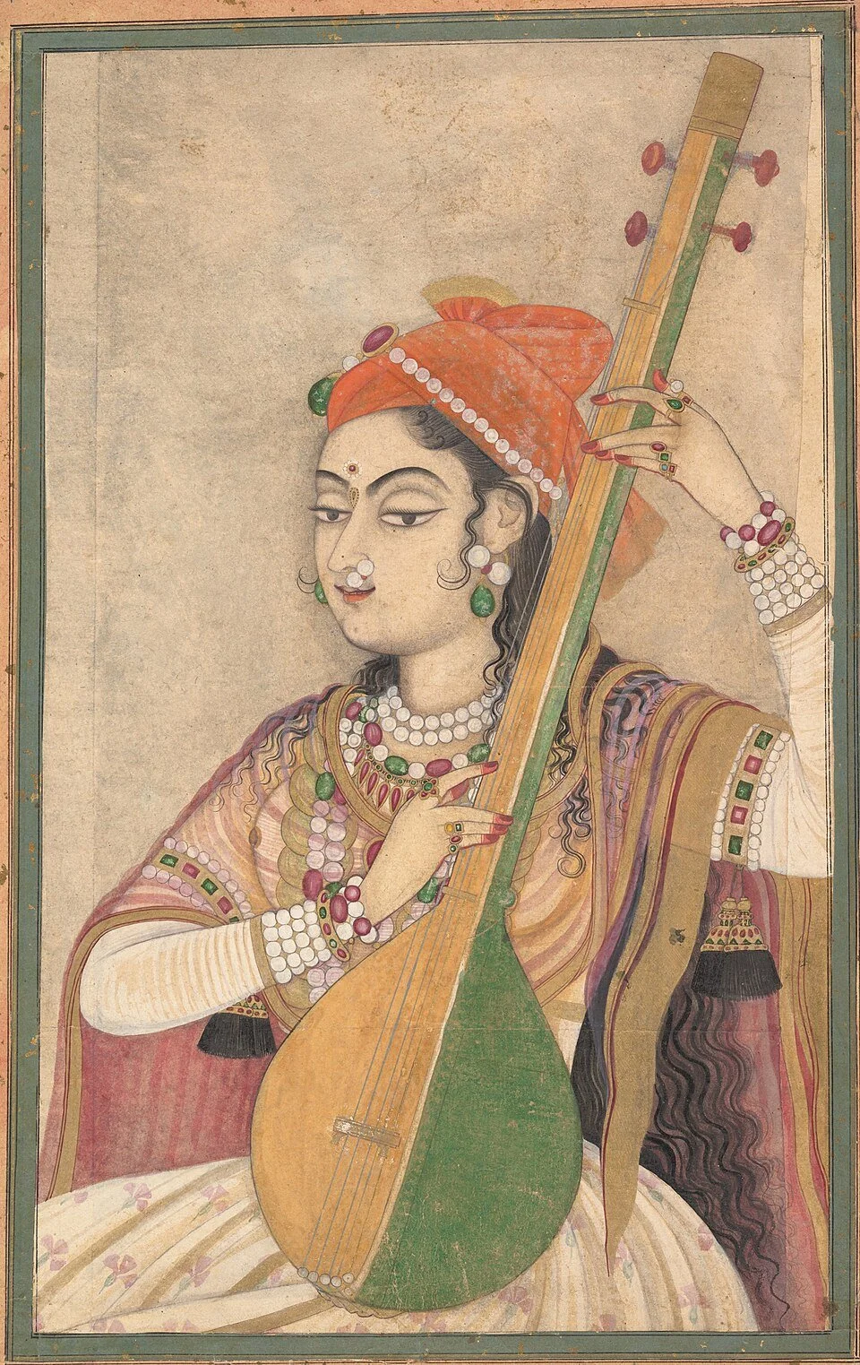 A_Lady_Playing_the_Tanpura,_ca._1735.jpg