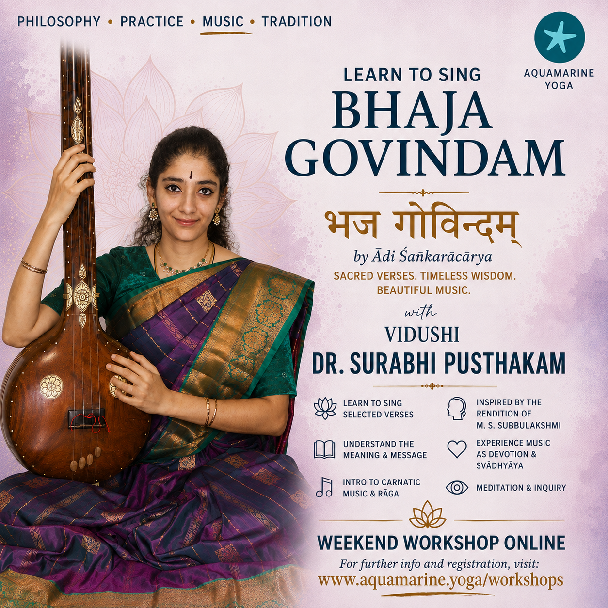 Learn to Sing Bhaja Govindam - USA/EUROPE