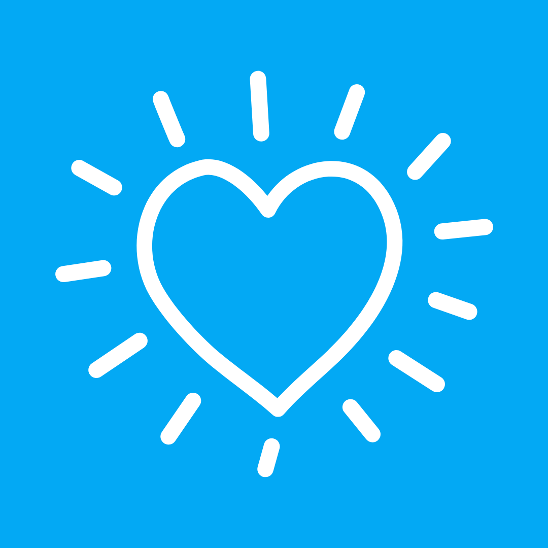 Icon of a shining heart representing the fact that all true healing is holistic.