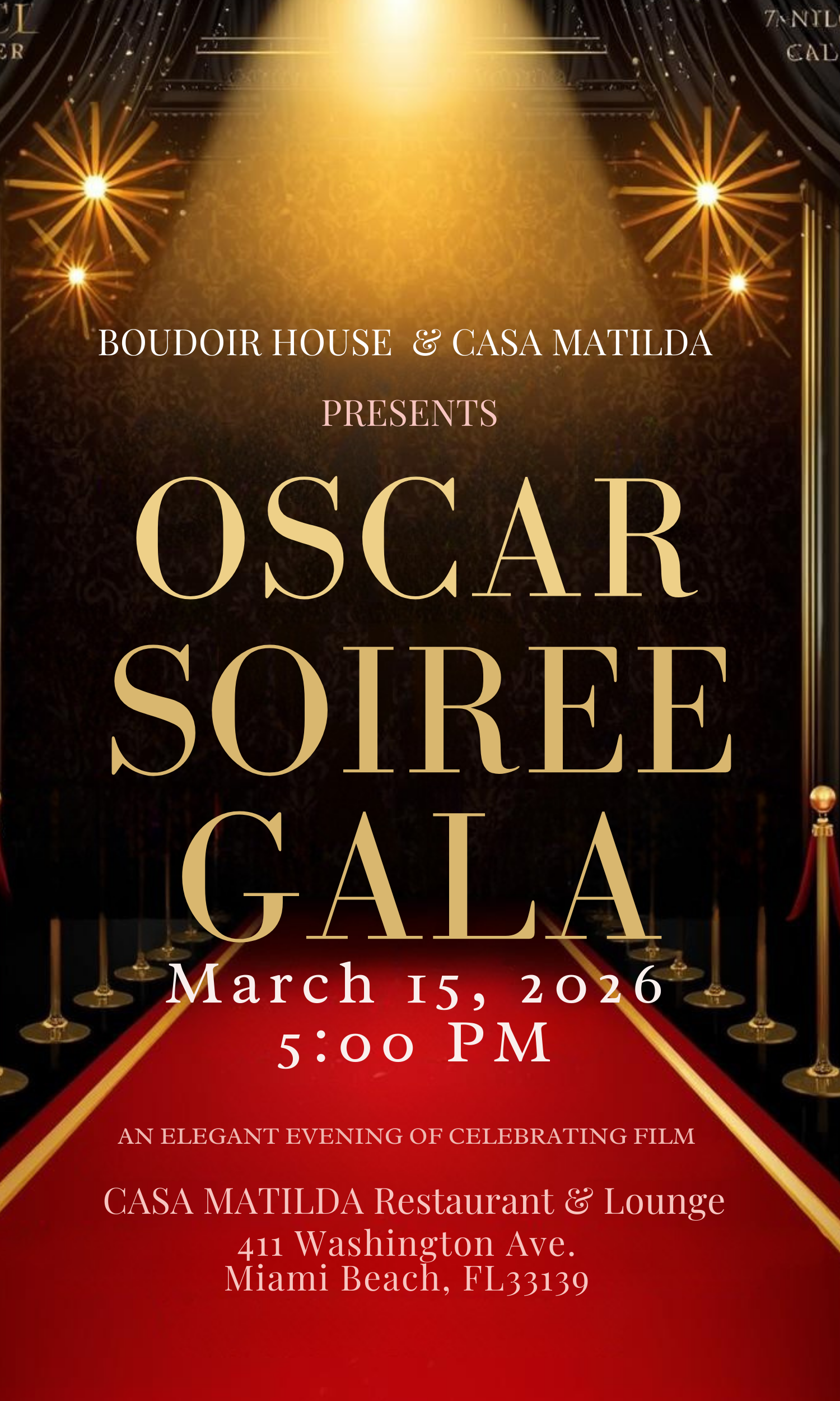 Oscar Soiree Gala