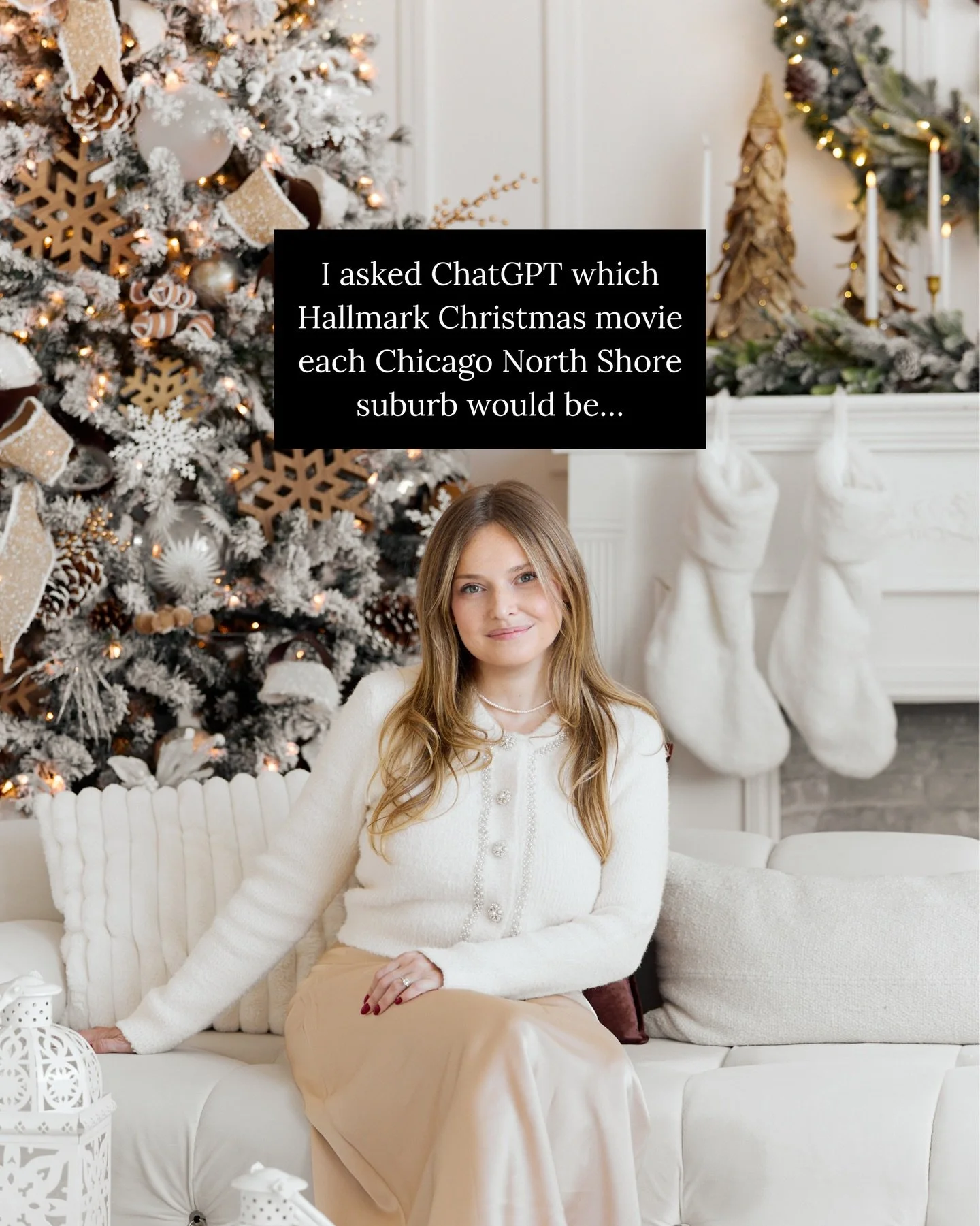 I asked ChatGPT which Hallmark Christmas movie each Chicago North Shore suburb would be&hellip;🎄❄️ As someone who grew up around here, some of these felt way too accurate (especially the Home Alone one😉) Curious which one you agree with most, or wh