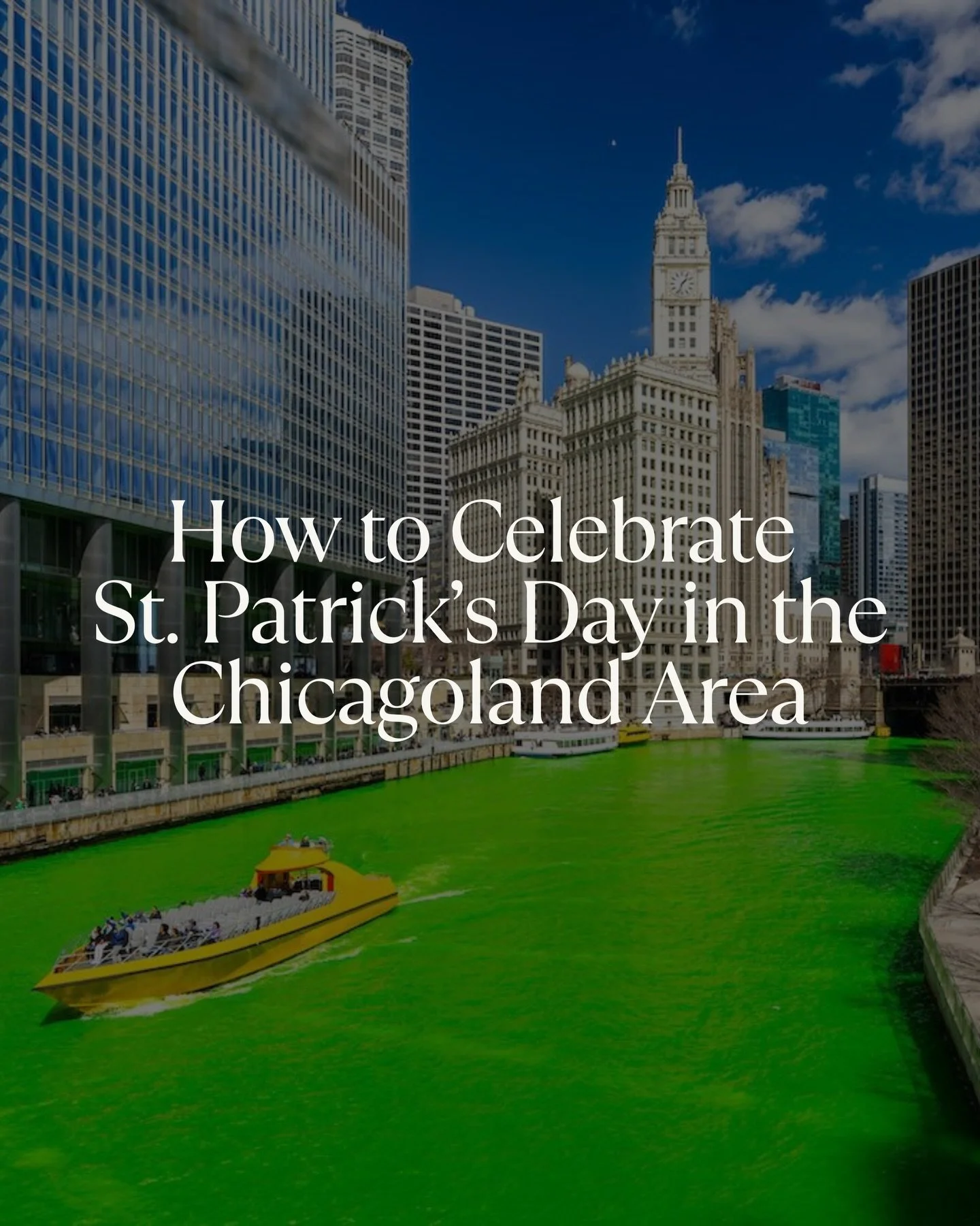 St. Patrick&rsquo;s Day in Chicagoland is almost here ☘️From the iconic Chicago River dyeing to neighborhood parades, live music, and the best Irish pubs on the North Shore, there&rsquo;s no shortage of ways to celebrate. Consider this your guide to 