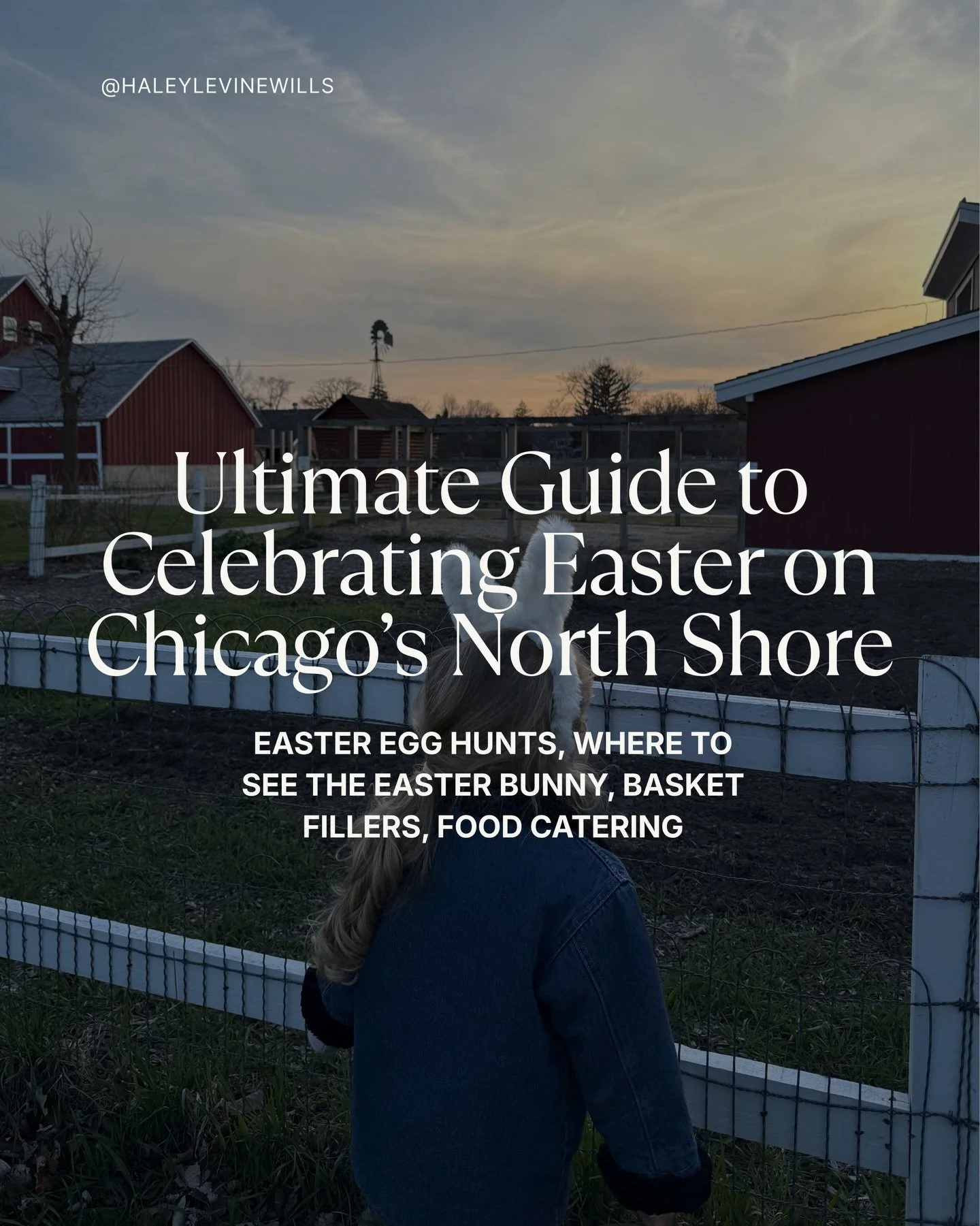 There are so many ways to celebrate Easter on Chicago&rsquo;s North Shore this year! 

From egg hunts and bunny sightings to the best spots for basket fillers and catering, I pulled together everything you need to plan for the Easter season and keep 