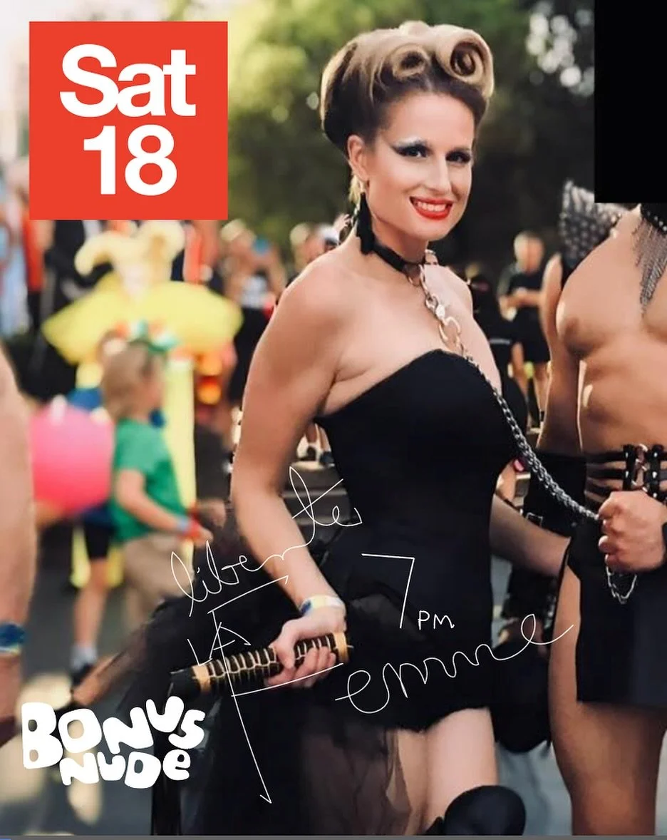 Saturday night party on down with @libertelafemme life drawing 7-9pm book at your nearest sweaty dance floor. Doodler.com.au