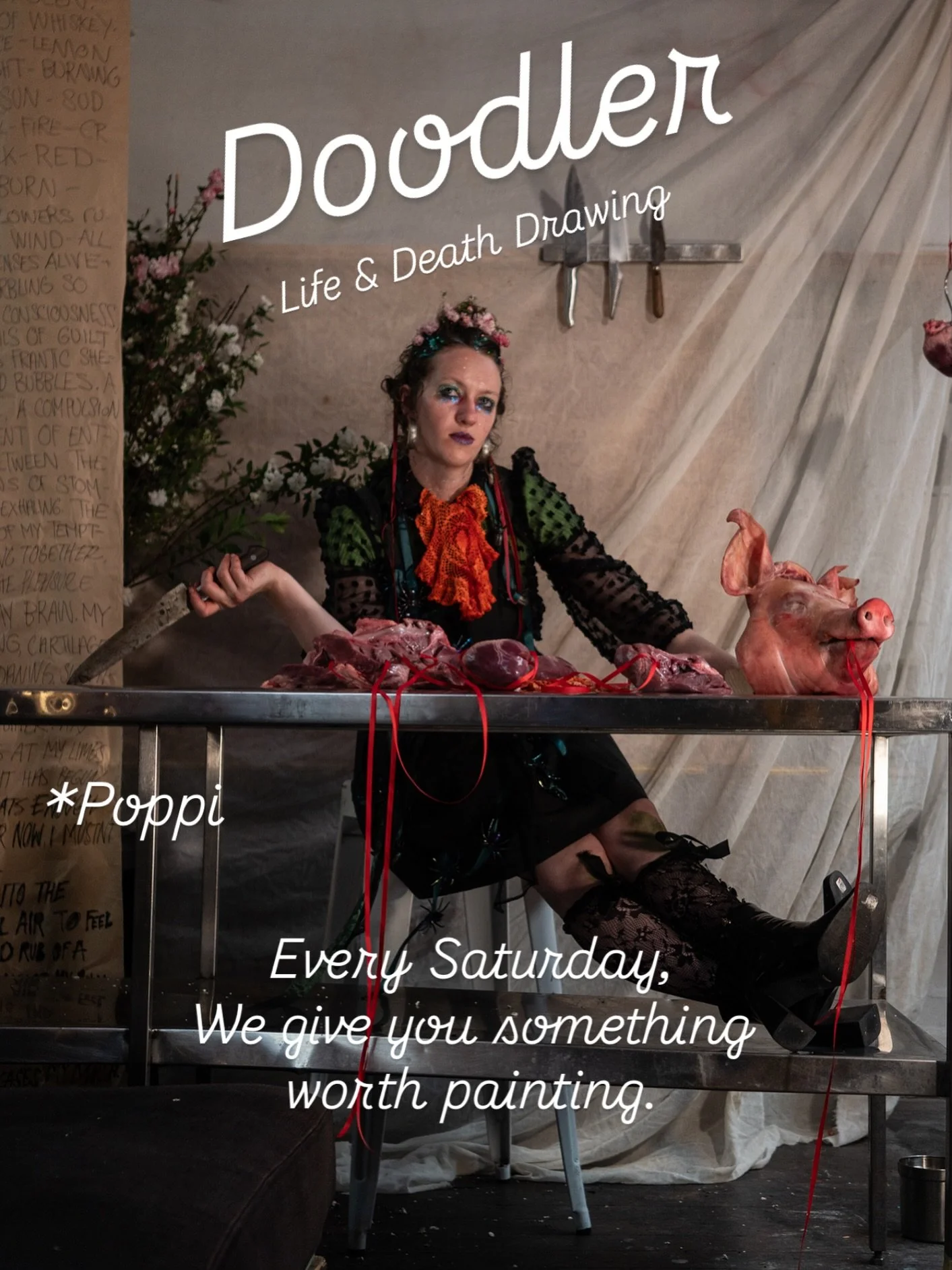 Hats off to Poppi&rsquo;s Extraordinary Specimen last Saturday. Doodler open Wed-Sun for your inspirational needs.