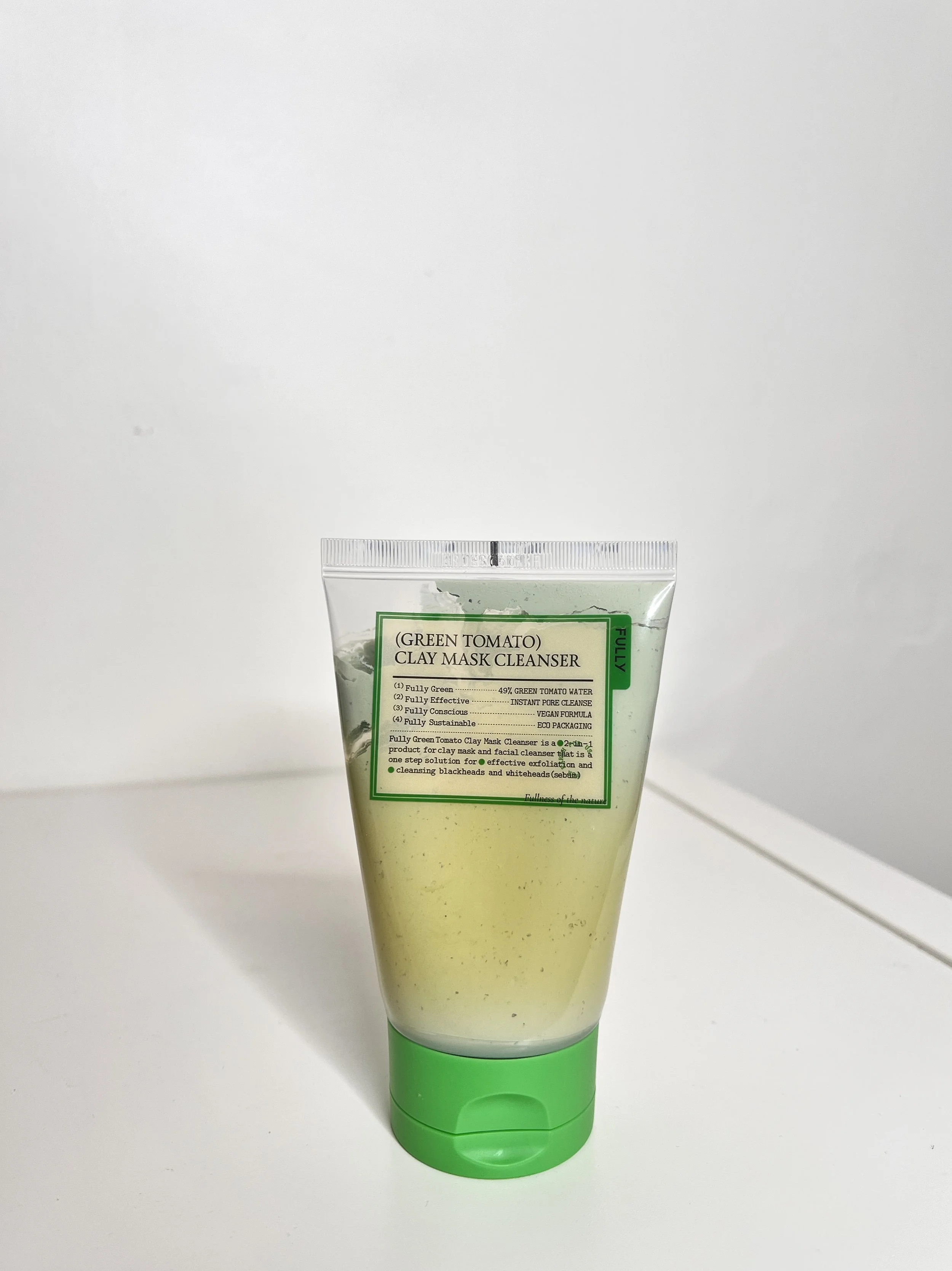 Fully - Green Tomato Clay Mask Cleanser Review 
