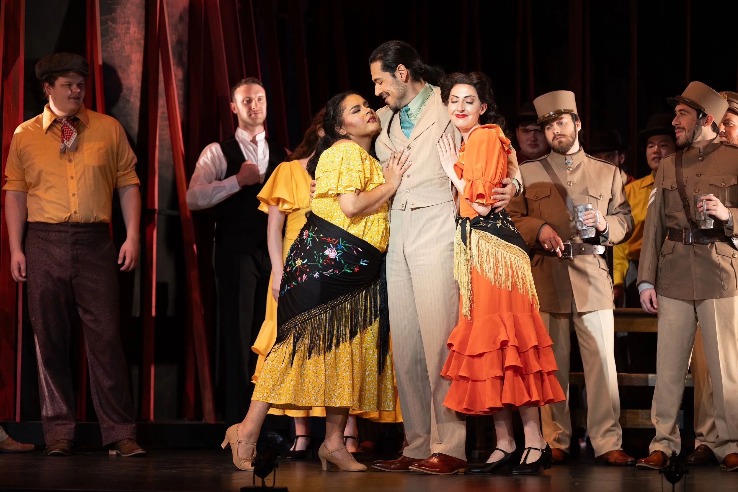 Frasquita in Bizet's "Carmen" | Charlottesville Opera (2025) | photos by Rettig & Co | Brian DeMaris, conductor + Cara Consilvio, director