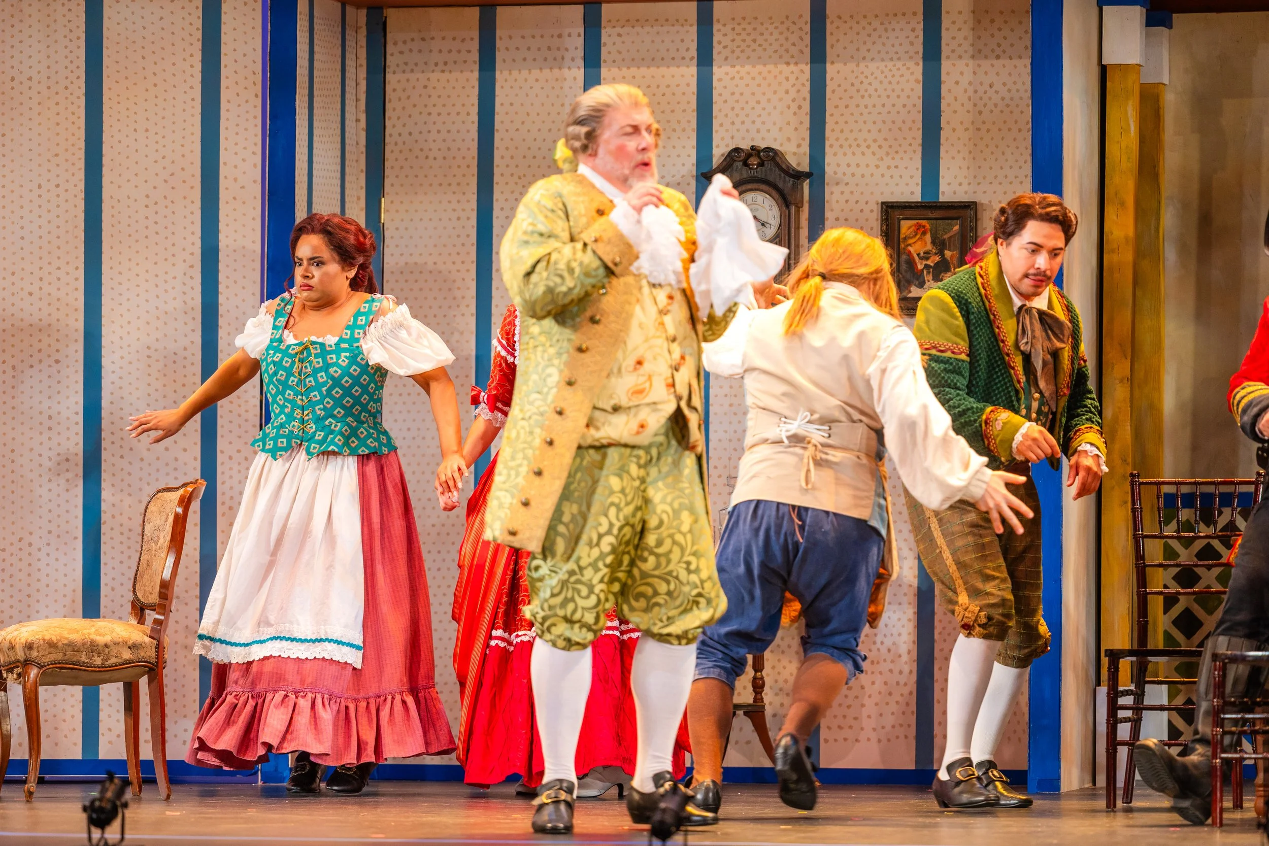 performing as a Berta in Rossini's "Il barbiere di Siviglia" | Charlottesville Opera (2026) | photos by Reittig & Co.