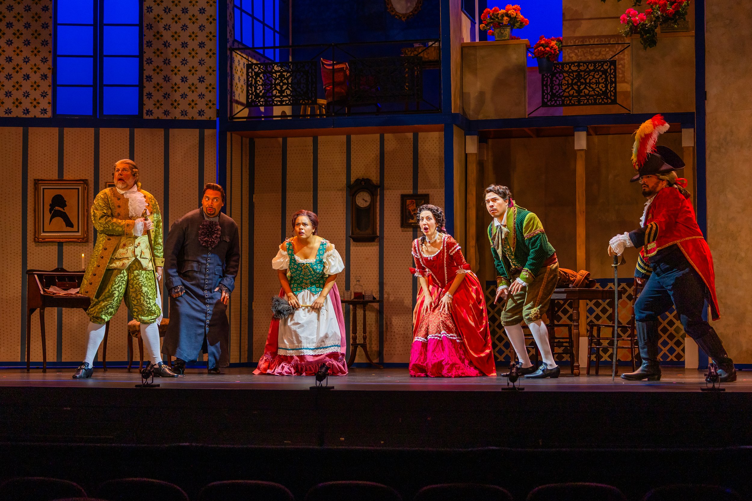 performing as a Berta in Rossini's "Il barbiere di Siviglia" | Charlottesville Opera (2026) | photos by Reittig & Co.