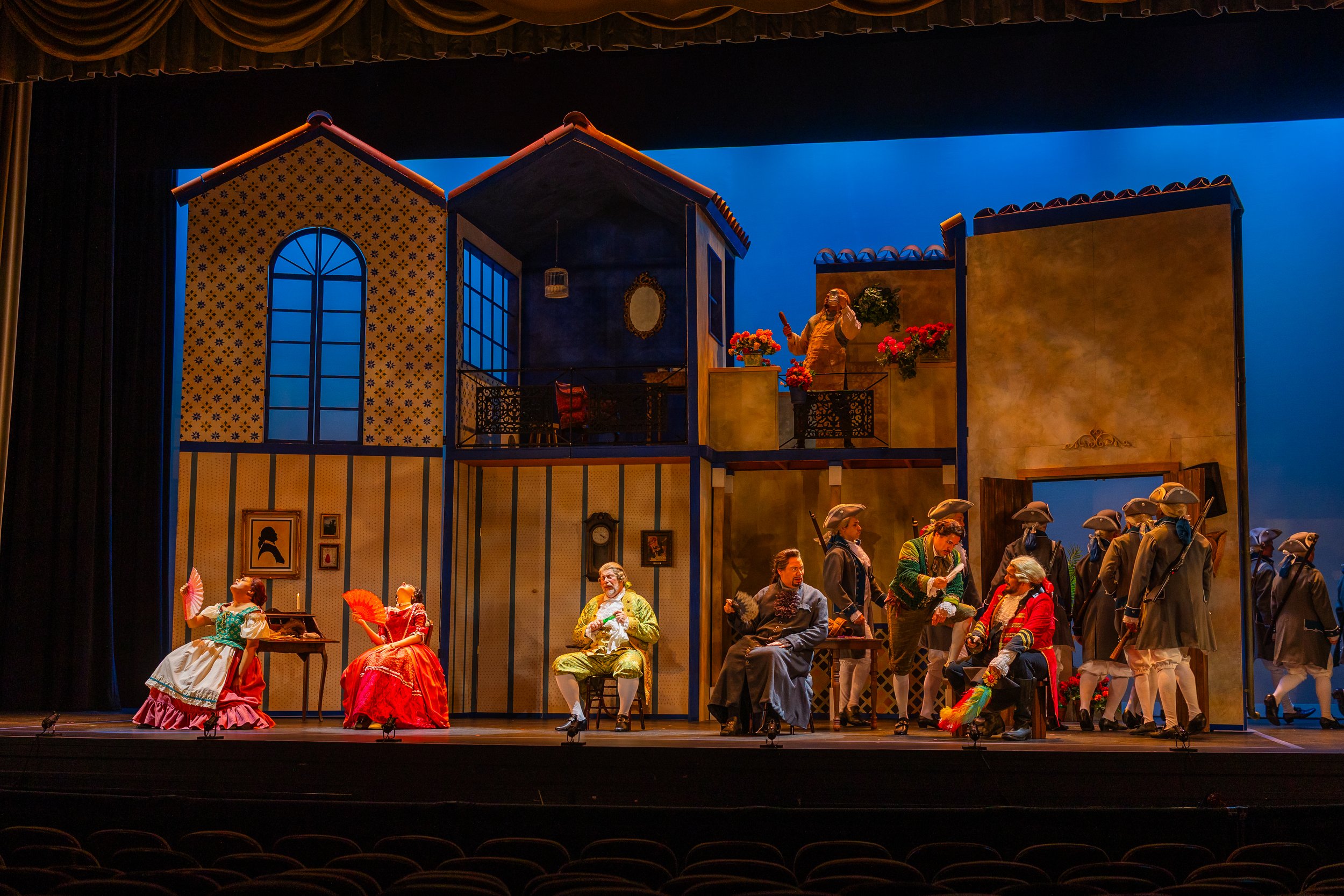 performing as a Berta in Rossini's "Il barbiere di Siviglia" | Charlottesville Opera (2026) | photos by Reittig & Co.