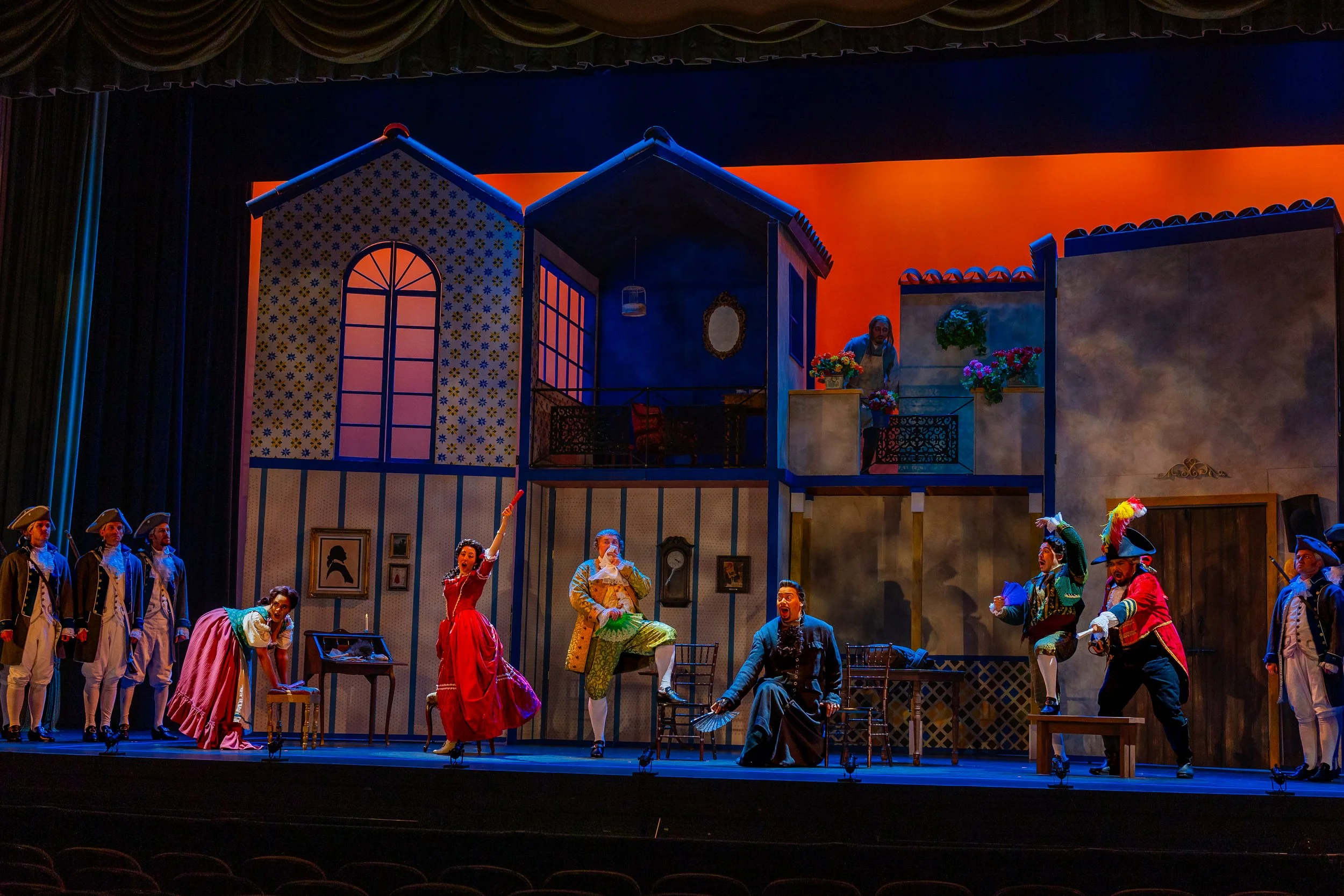 performing as a Berta in Rossini's "Il barbiere di Siviglia" | Charlottesville Opera (2026) | photos by Reittig & Co.