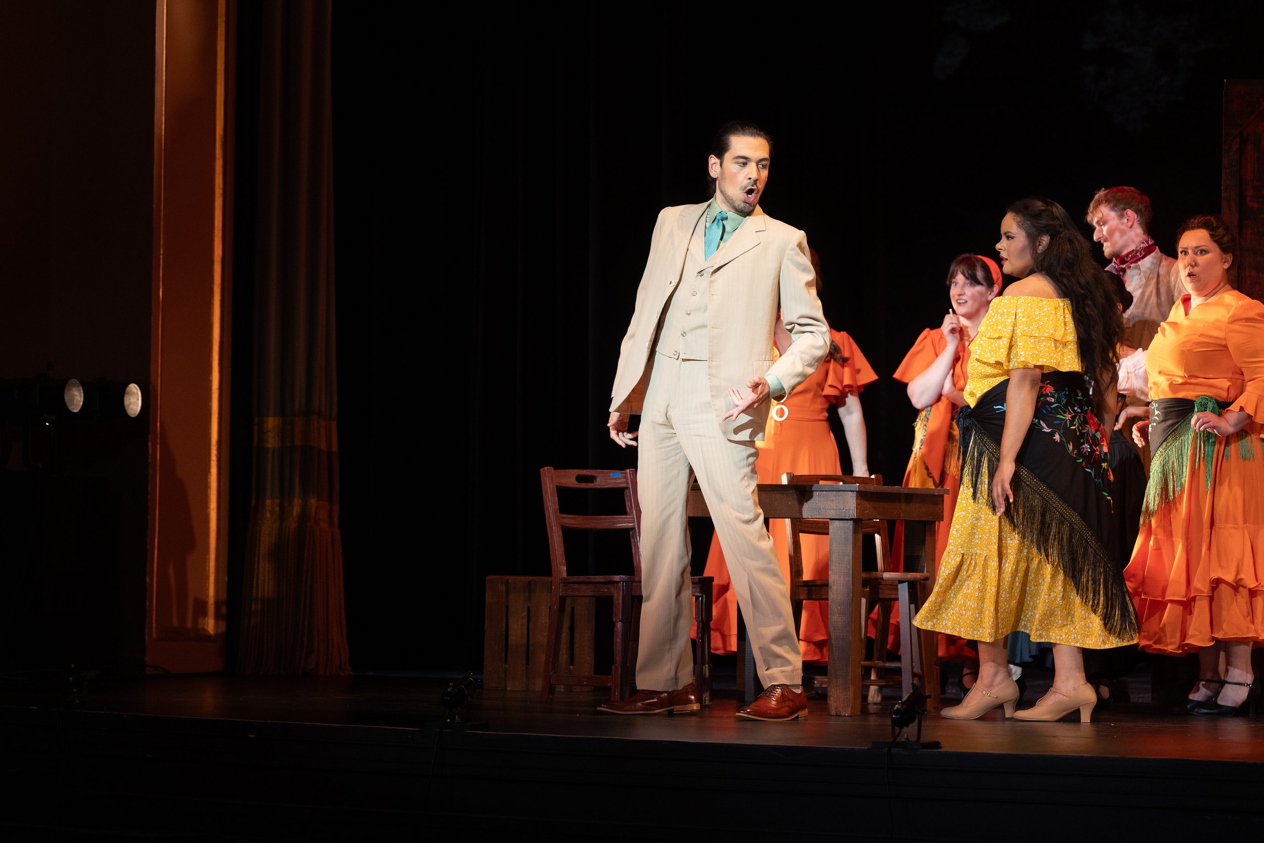 Frasquita in Bizet's "Carmen" | Charlottesville Opera (2025) | photos by Rettig & Co | Brian DeMaris, conductor + Cara Consilvio, director