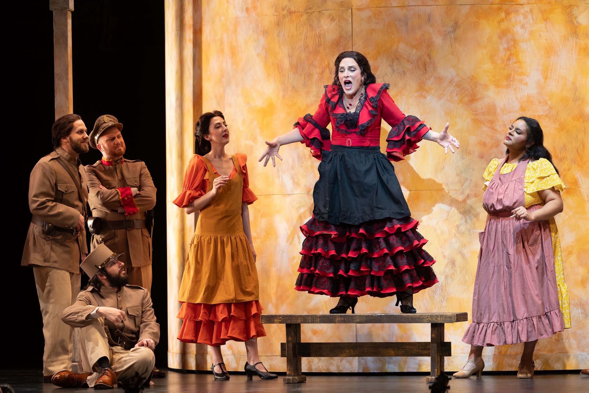 Frasquita in Bizet's "Carmen" | Charlottesville Opera (2025) | photos by Rettig & Co | Brian DeMaris, conductor + Cara Consilvio, director