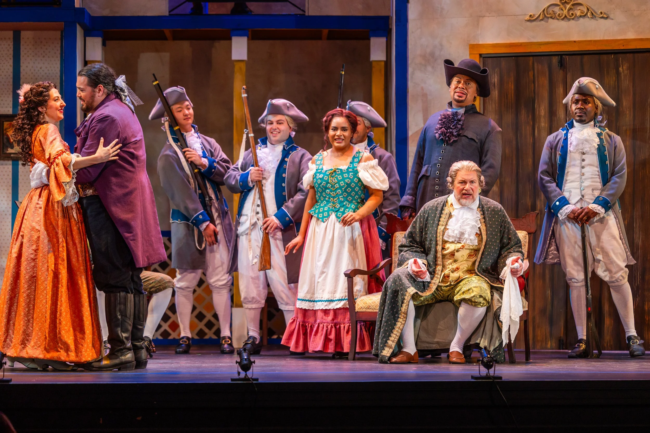 performing as a Berta in Rossini's "Il barbiere di Siviglia" | Charlottesville Opera (2026) | photos by Reittig & Co.