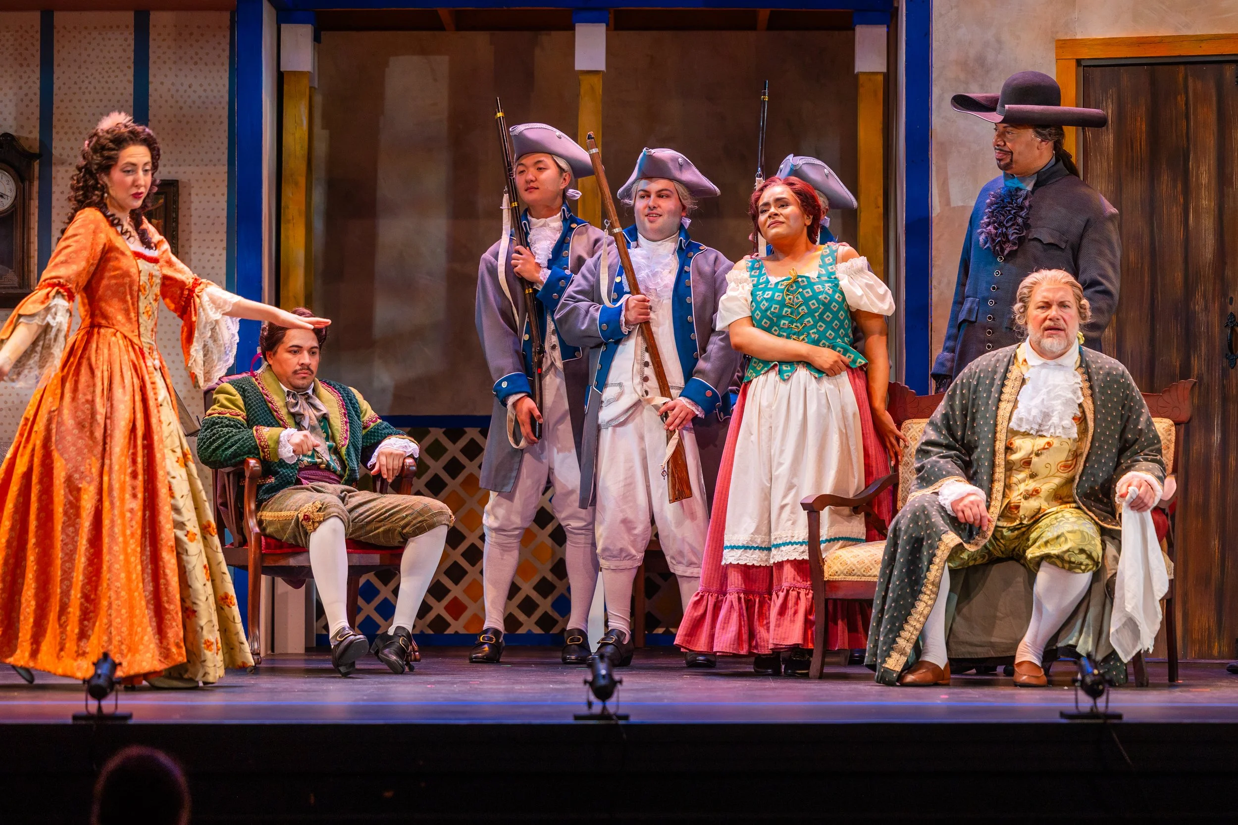 performing as a Berta in Rossini's "Il barbiere di Siviglia" | Charlottesville Opera (2026) | photos by Reittig & Co.