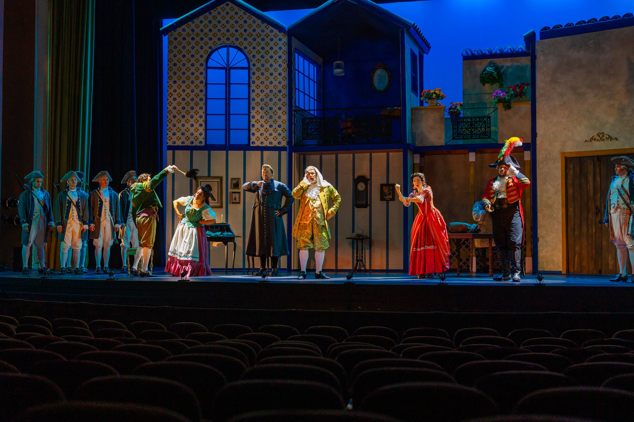 performing as a Berta in Rossini's "Il barbiere di Siviglia" | Charlottesville Opera (2026) | photos by Reittig & Co.