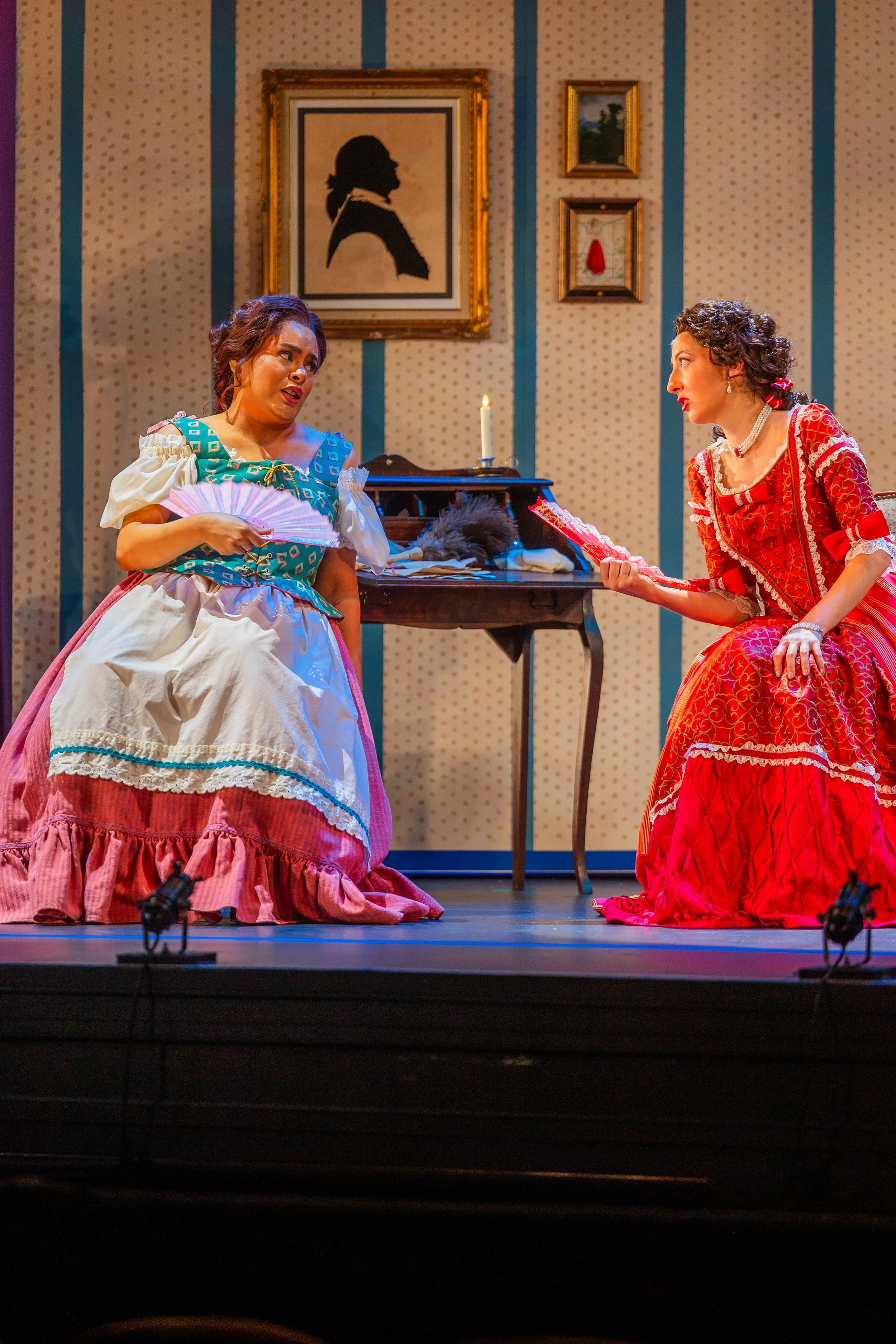 performing as a Berta in Rossini's "Il barbiere di Siviglia" | Charlottesville Opera (2026) | photos by Reittig & Co.