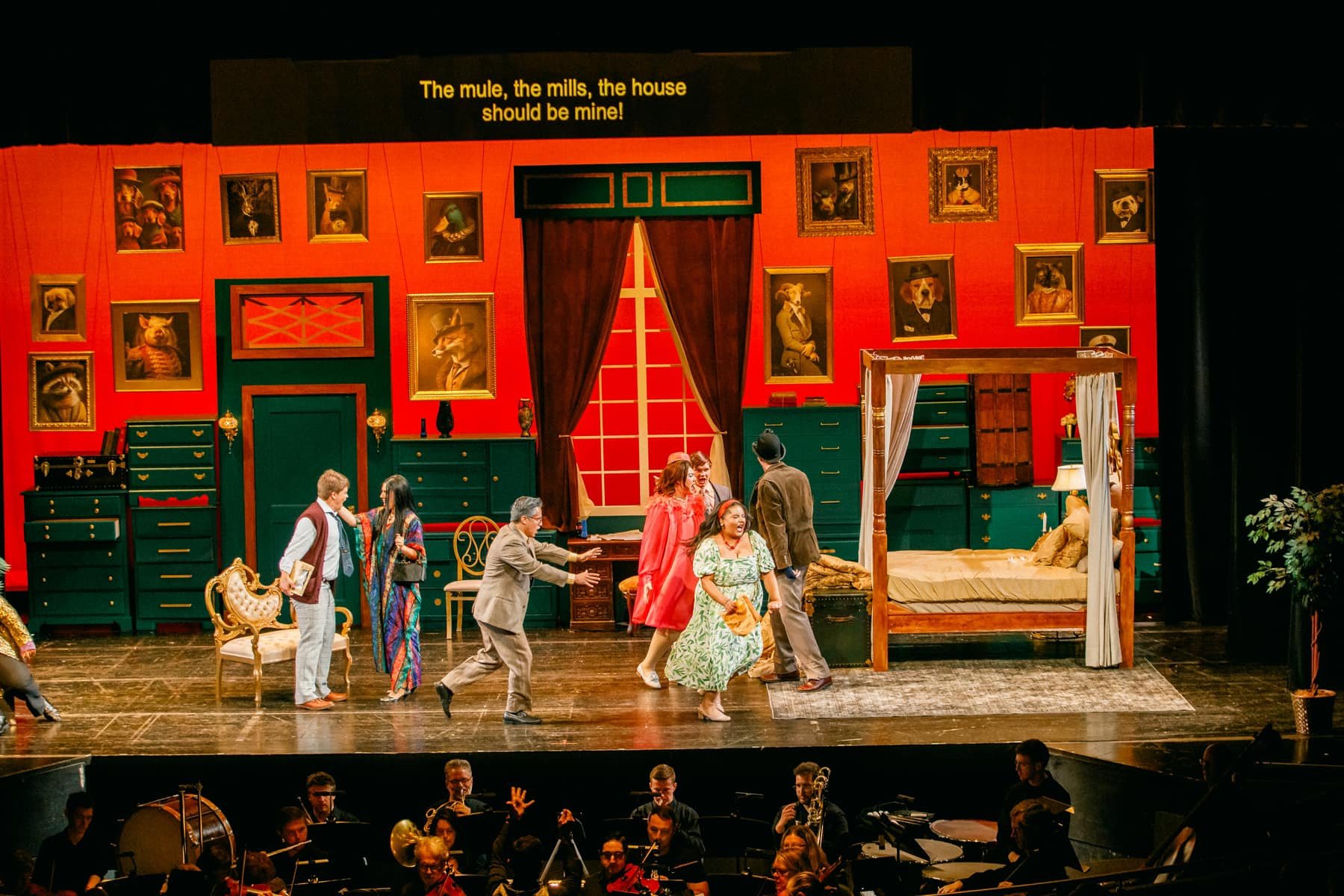 Nella in Puccini's "Gianni Schicchi" | Finger Lakes Opera (2024) | photos by Kelly Kester | Gerard Floriano, conductor + Stephanie Havey, director