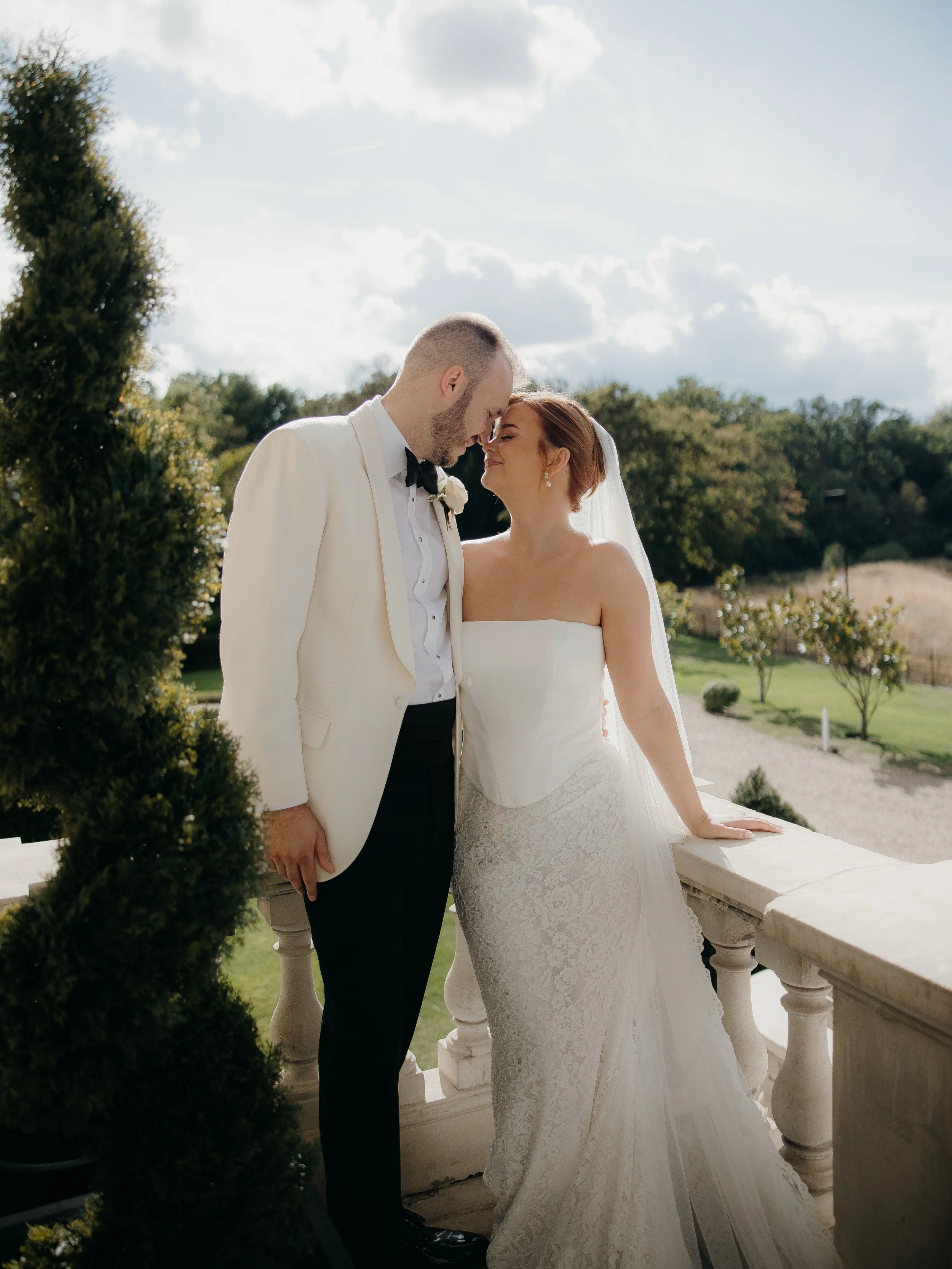 Ruby &amp; Andy - the most incredible day and the best team of suppliers came together for these two and it was just perfection. The beautiful hues of green complimented the stunning @botleysmansion and the rain held out all day too. 

Photographer: 