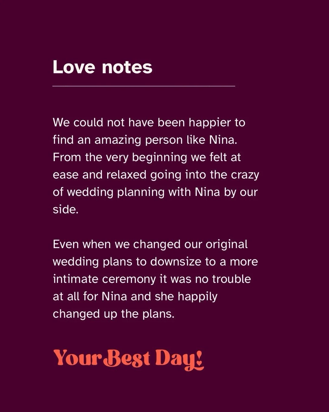It doesn&rsquo;t take 6 years of working in this amazing, crazy, beautiful industry to know weddings don&rsquo;t always go to plan.

Guest lists change. Venues change. Sometimes the entire wedding changes.

And that&rsquo;s completely okay. 🤍

My jo