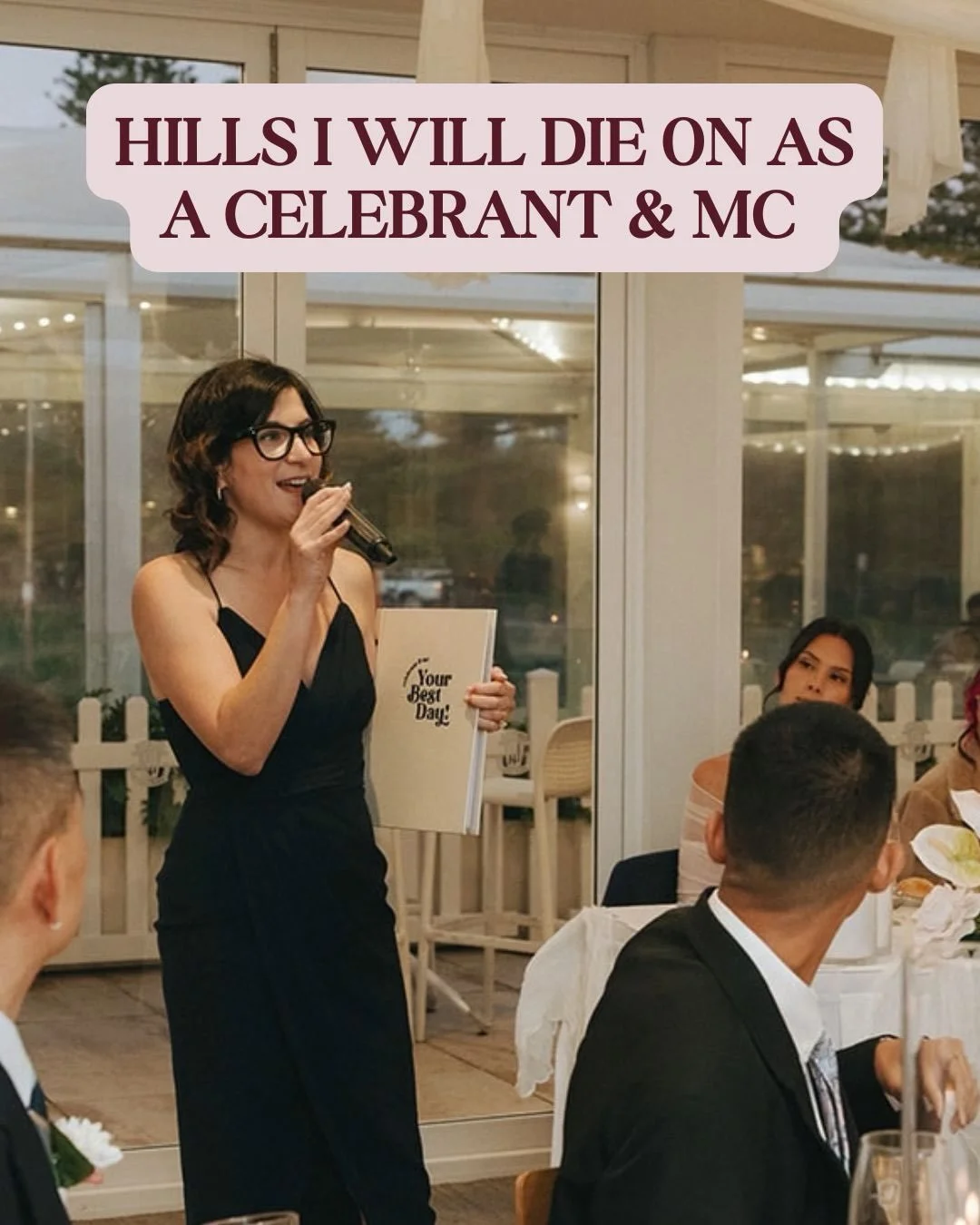 After doing this since 2018, I&rsquo;ve developed some opinions 😂

Here are a some hills I will happily die on as your Celebrant &amp; MC ☠️ 

But really, they all come back to the same thing: your wedding should feel like YOU. Not what tradition sa