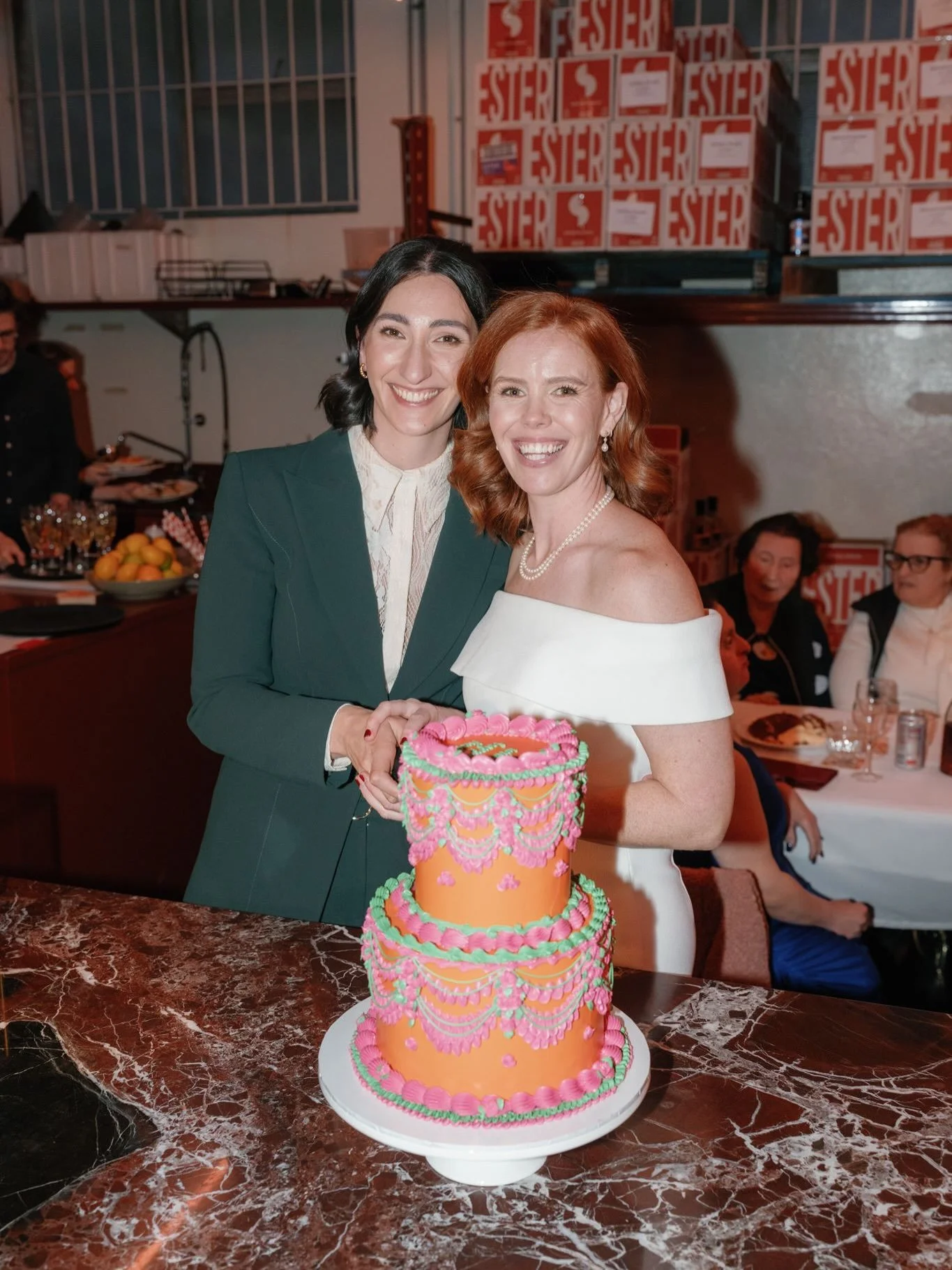 Here&rsquo;s (some of) what I love about Lauren &amp; Adri 💛

How ridiculously beautiful they both are. Inside, outside, all of it. Getting to know, work with and marry humans like these two is the biggest delight and privilege ✨

That their day was