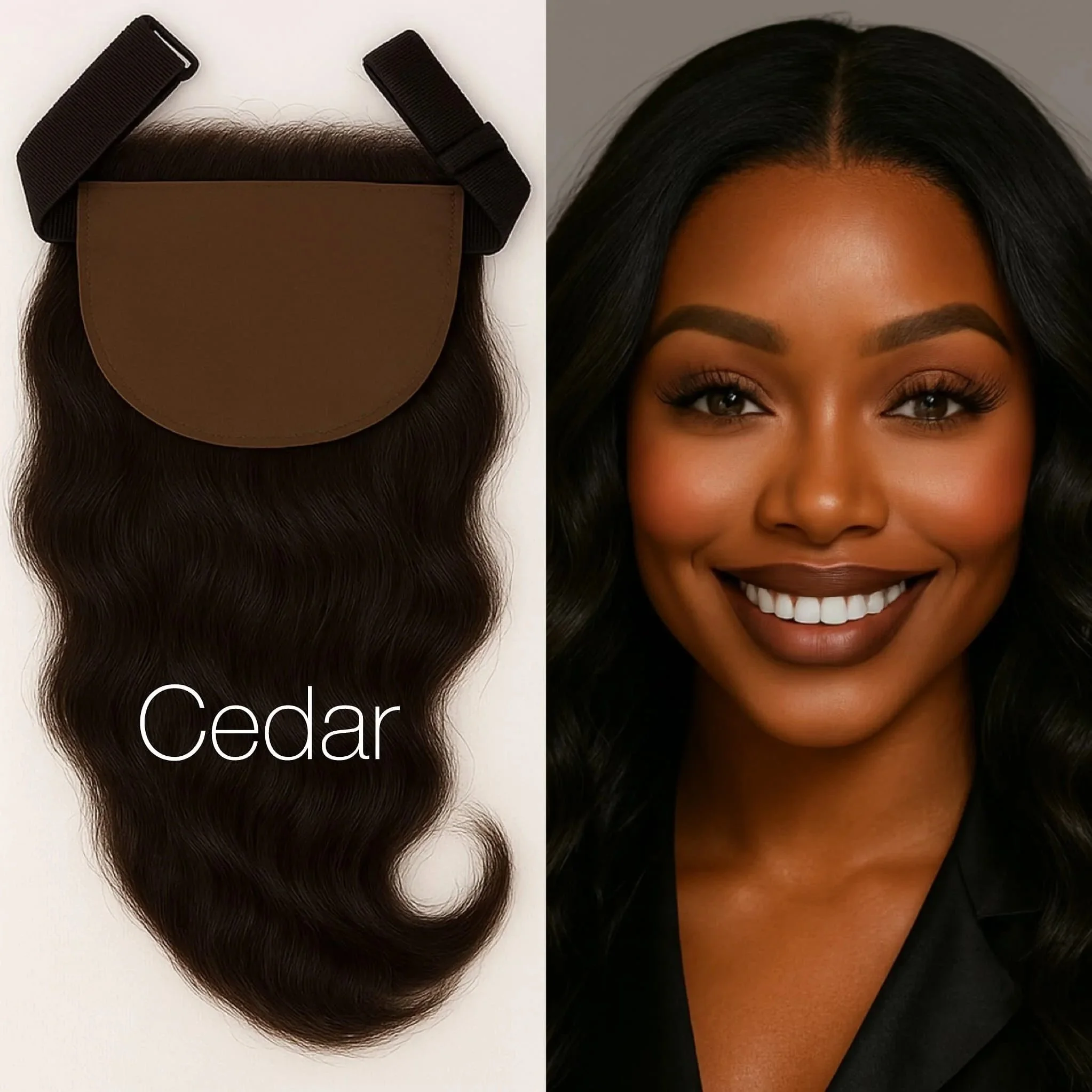 Silkopulence luxury wavy lace closure 5x5 provides a flawless look for executives and professionals with hair loss concerns