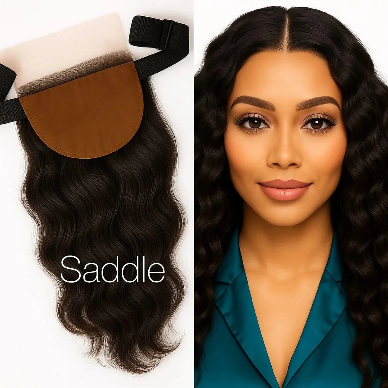 Elite wavy 5x5 lace closure from Silkopulence offers high-quality raw hair and a luxurious, polished finish for discerning clients