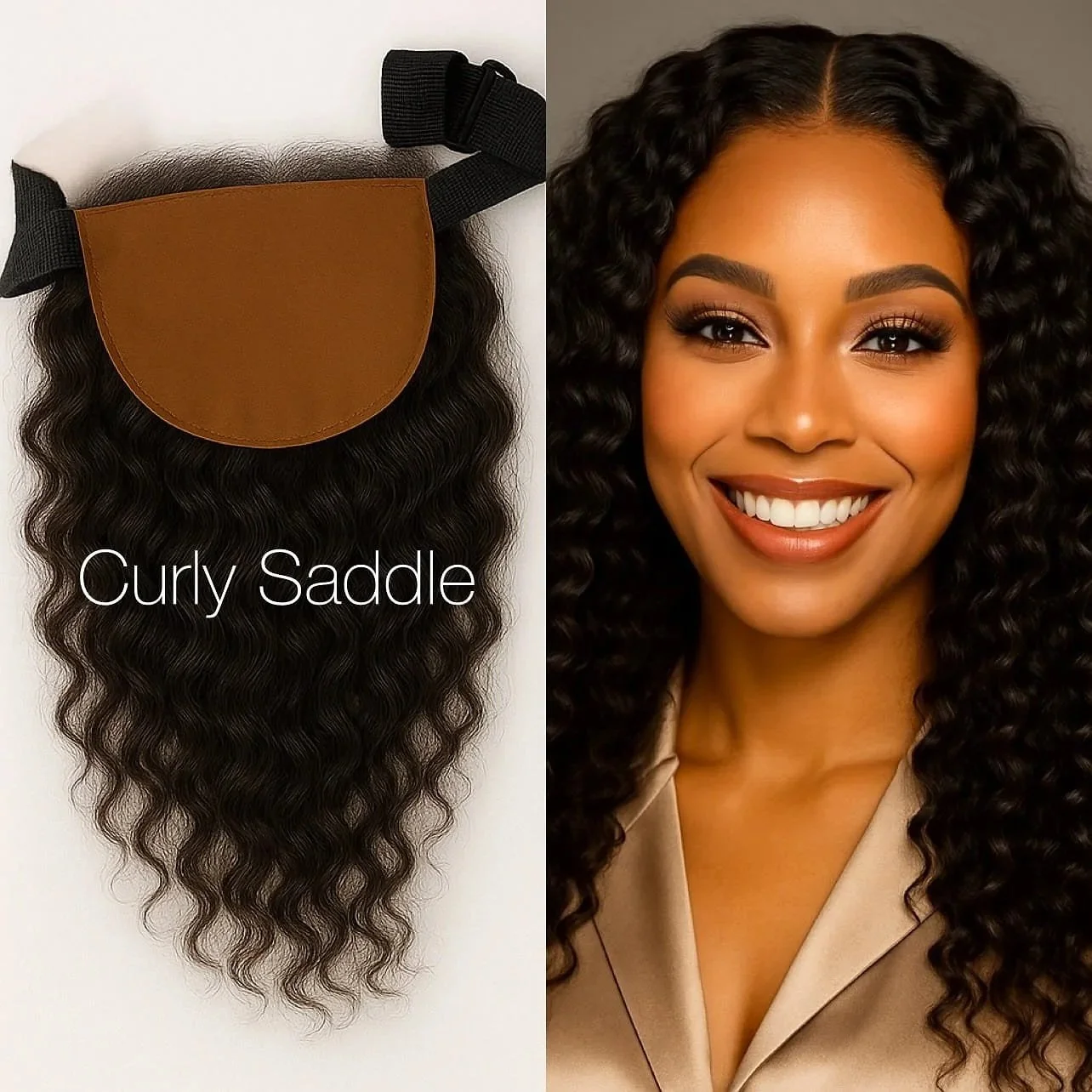 Affluent women love the Silkopulence 5x5 curly closure, combining salon-quality hair with comfort and undetectable lace.