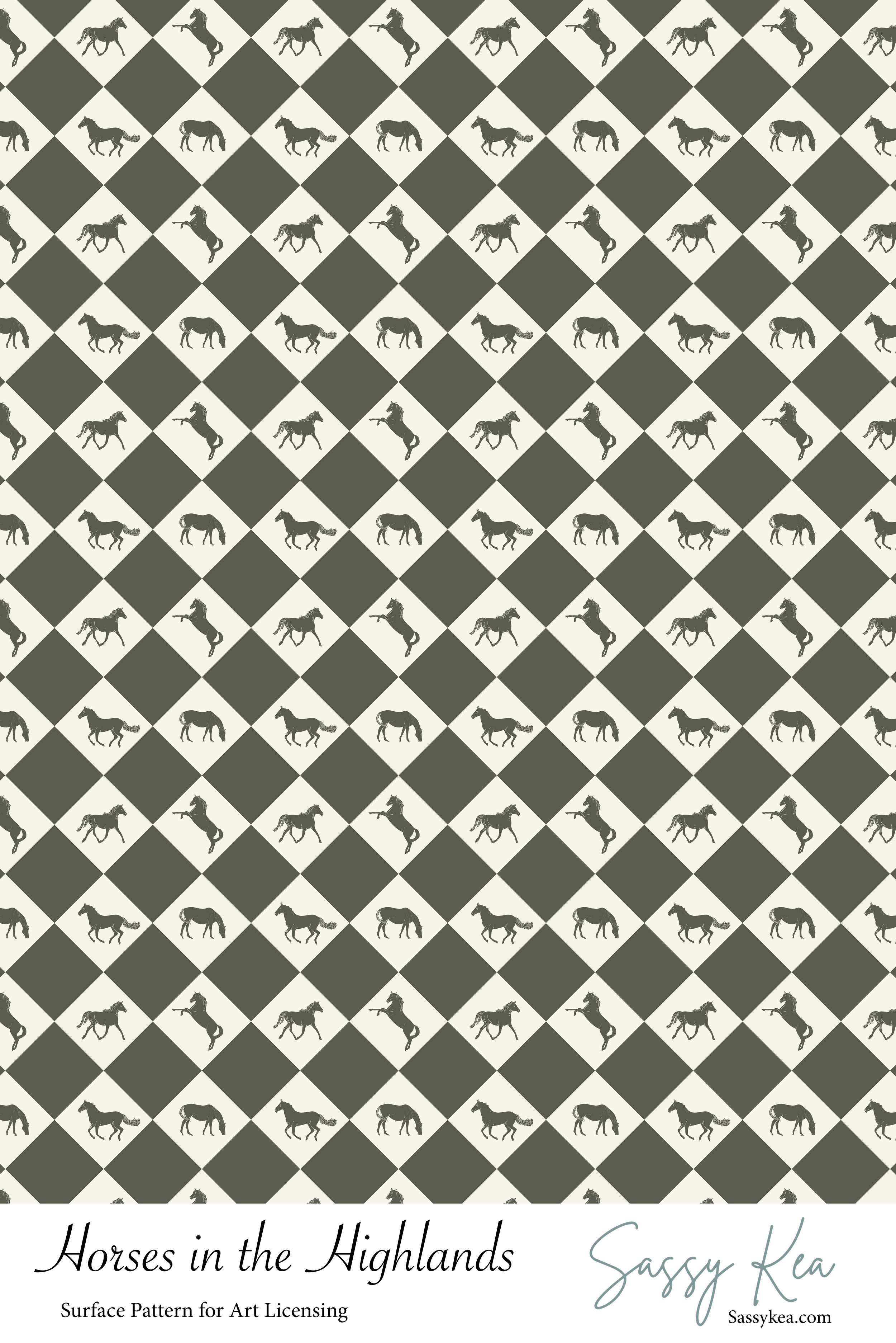 green and white horse checker.jpg