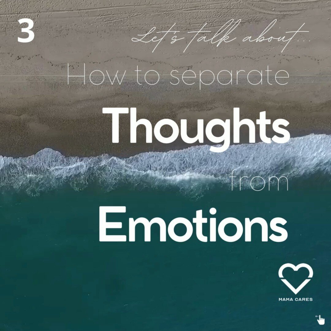 Lets talk about... How to separate Thoughts from Emotions 3/3.

Maybe you label your thoughts as emotions. For example, you might react to an event with the words: &quot;I feel so betrayed.&quot; In truth, betrayal is not a feeling, but an action tha