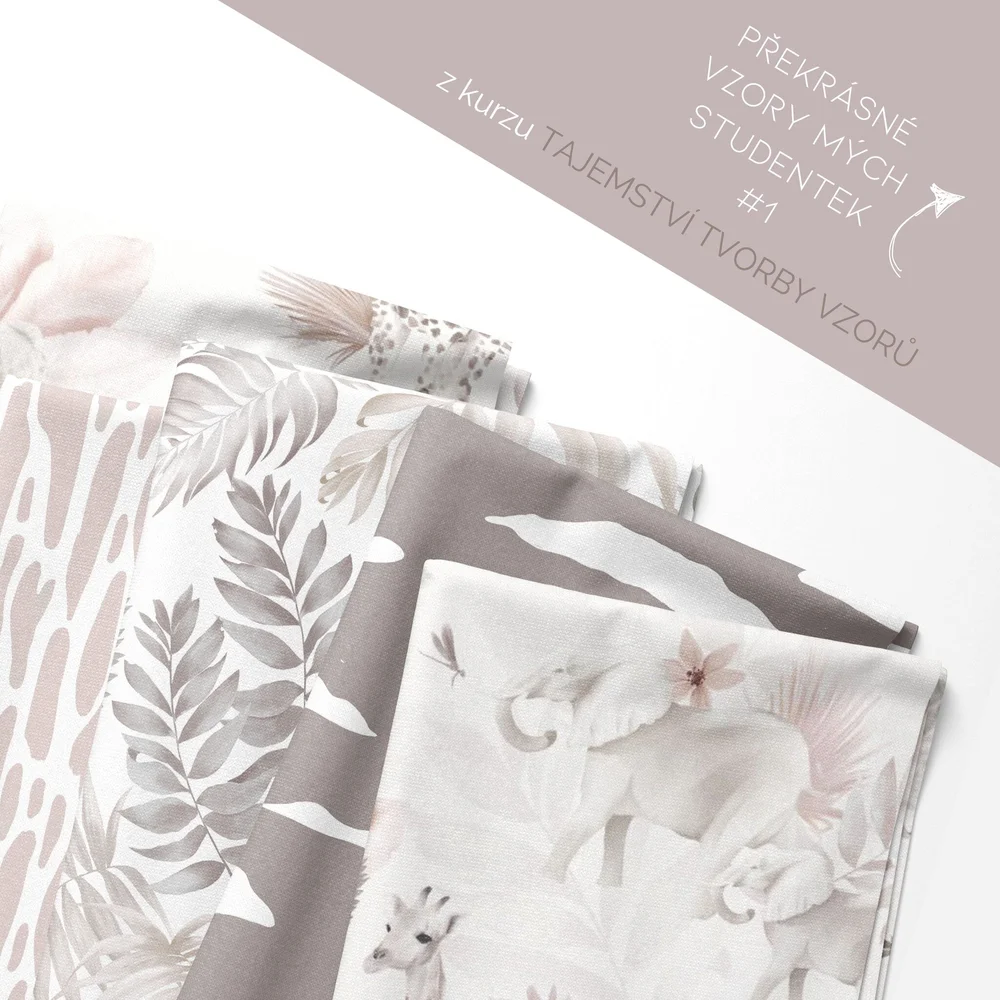 Prvn&iacute; s&eacute;rie kr&aacute;sn&yacute;ch designů m&yacute;ch holek z kurzu Tajemstv&iacute; tvorby vzorů.
Holky byly super &scaron;ikovn&eacute;, no koukněte sami :).
1. @jirinalangeova Jirina Langeova 
2. Petra V&yacute;letov&aacute; 
3. Kat