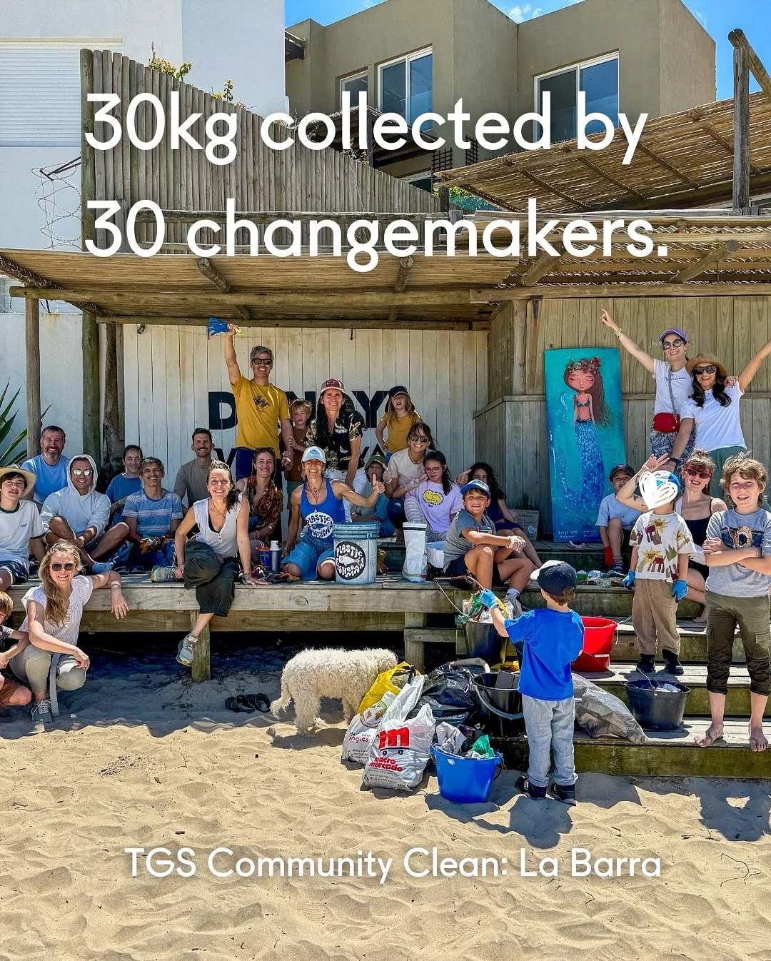 30 people. 30kg less waste on our beaches. 🌍

A coastline that can breathe again. Thank you to every student, parent, educator and neighbour who joined our Changemaker Collective for this weekend&rsquo;s Community Clean in La Barra. This is what bui