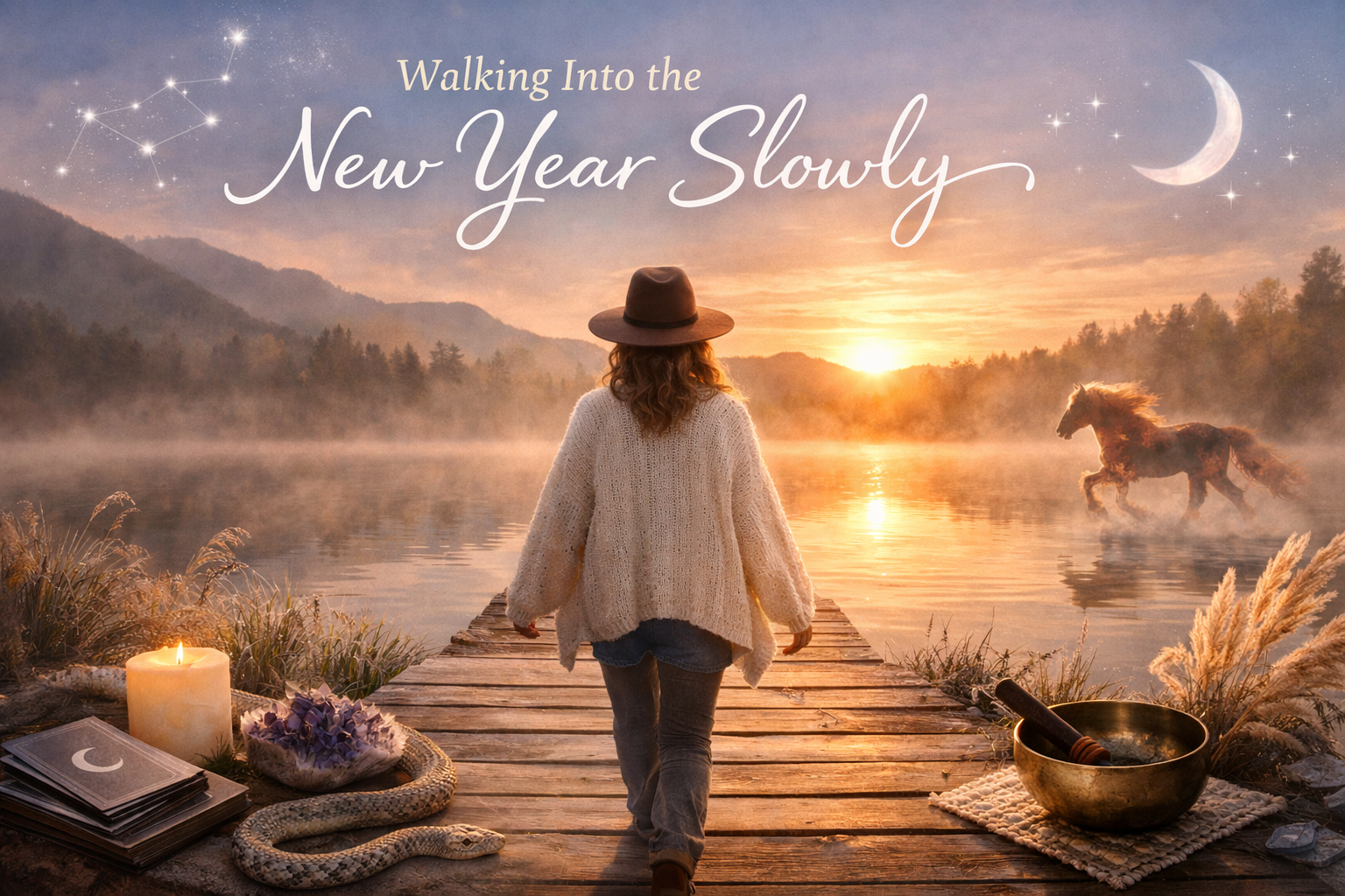 Walking into the New Year Slowly