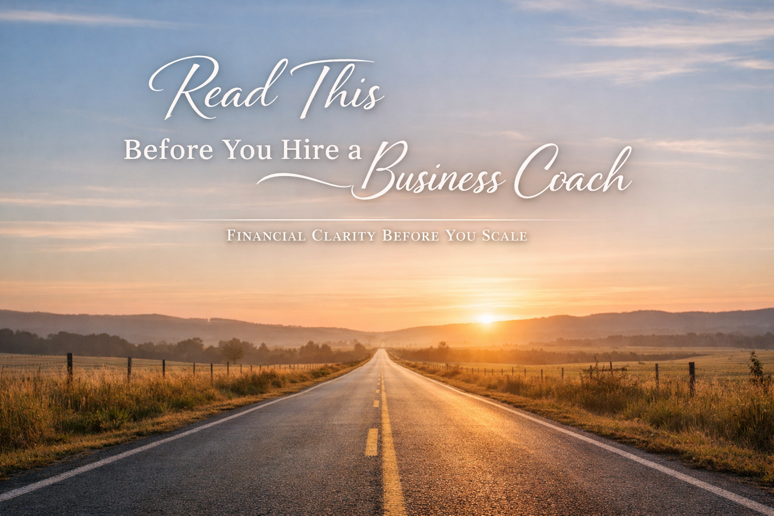 Read This Before You Hire a Business Coach