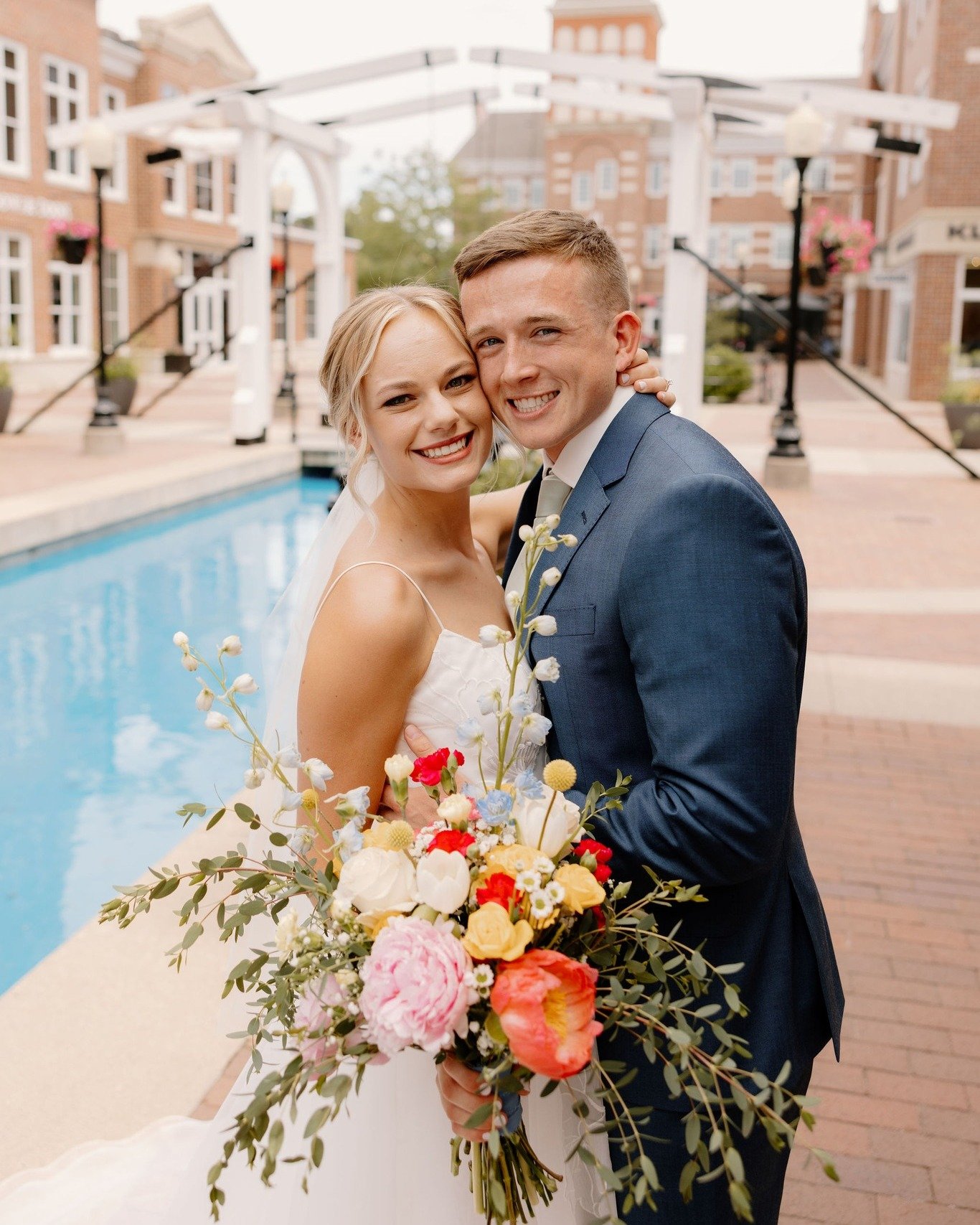 One year down, forever to go 🤍✨
Happy 1st Anniversary, Bennett &amp; Kaina!
.
.
.
Photography || @lillianrosephoto 
Venue || @tamoryhallevents 

#1stanniversary #weddinganniversary #tamoryhallweddings #summerwedding #summerbride #iowawedding #midwes