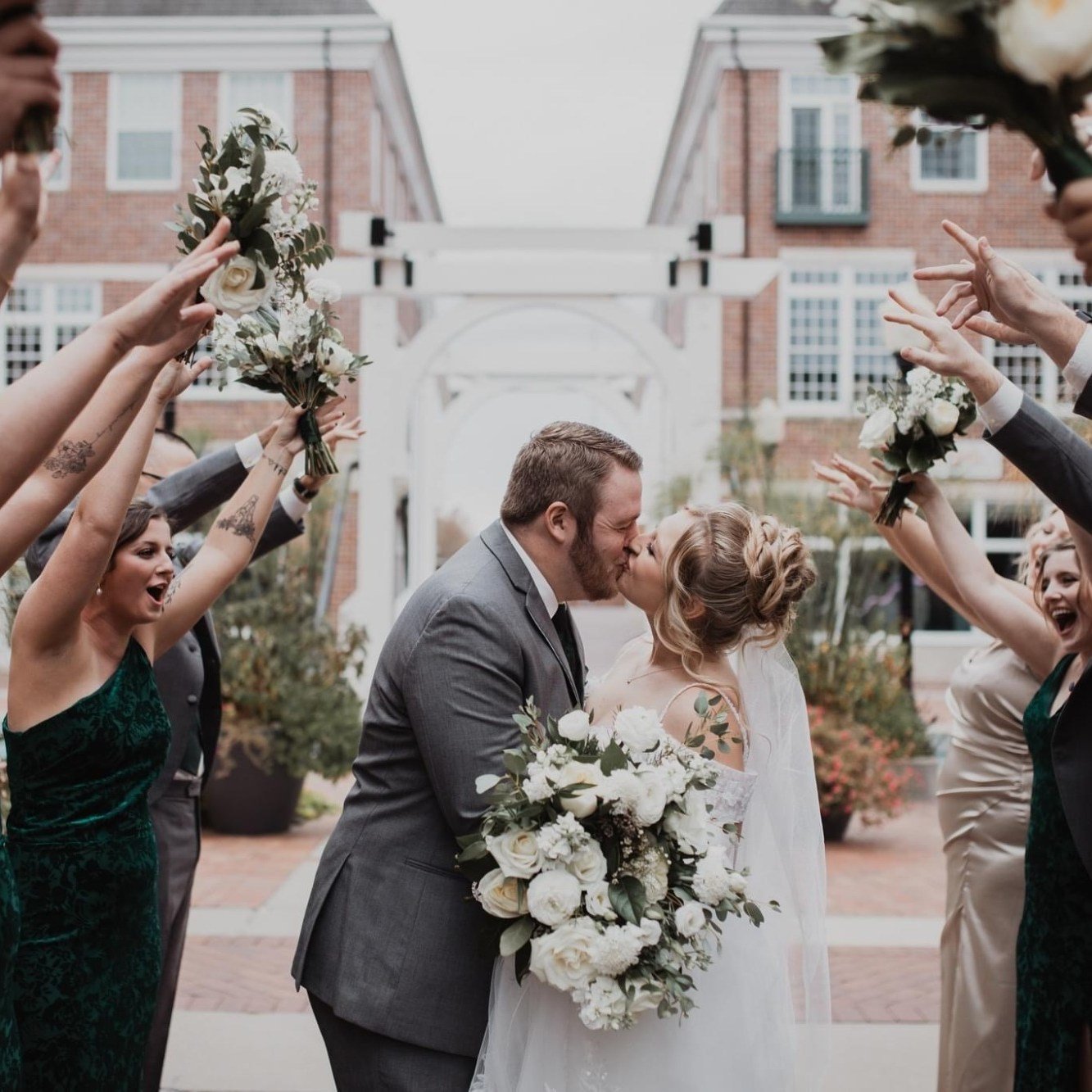 Happy 1st Anniversary, Madelyn + Jordan! What a joy it was to celebrate you. Here's to all the chapters still to come 🤍 @maddie_mcanulty_ 
.
.
.
Photography || @picturesquelovestories 
Florals || @m.klyn.floral 
Venue || @tamoryhallevents 

#firstan