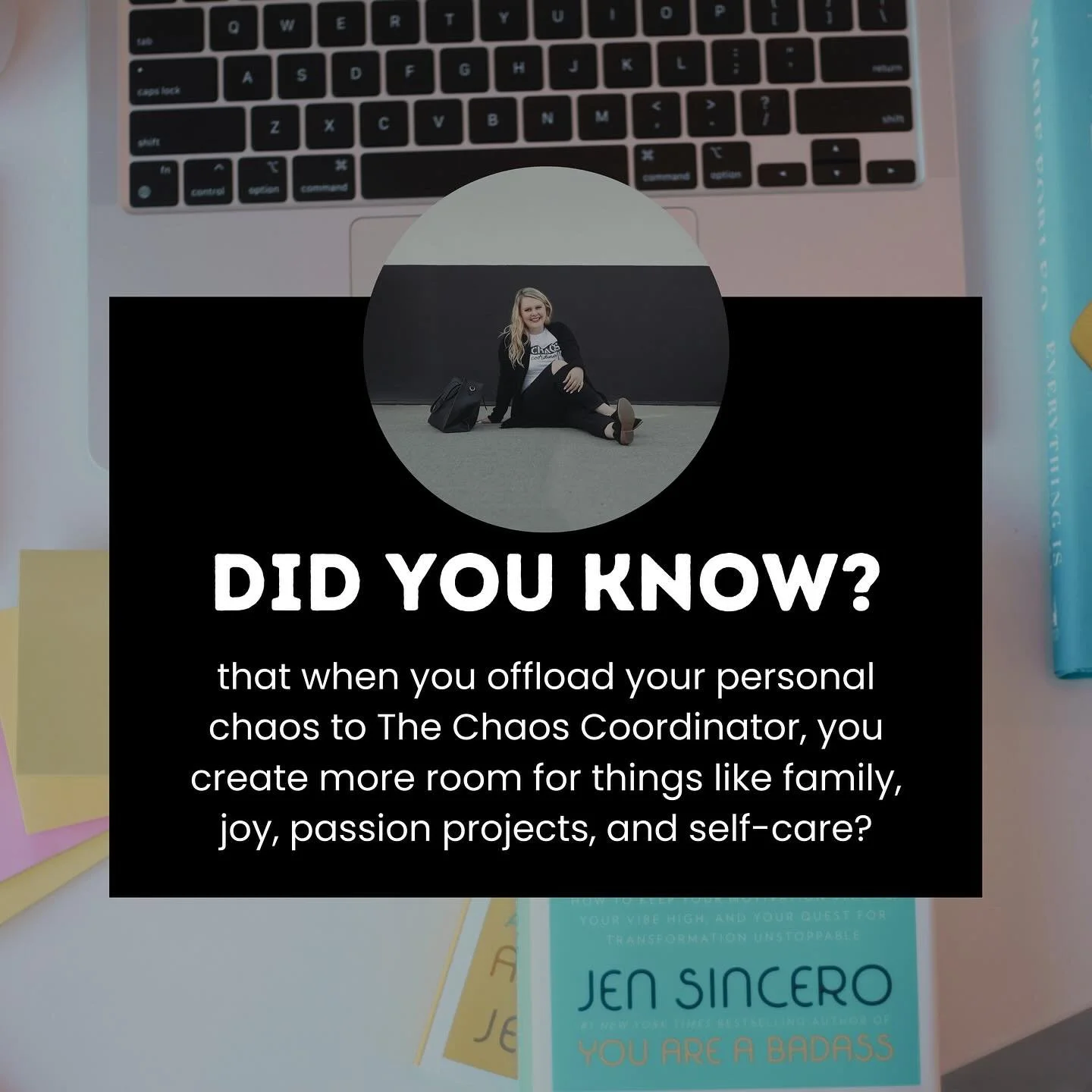 Your time is valuable&hellip; spend it where it matters most. I take the chaos off your plate so you can focus on the good stuff. ✨

#chaoscoordinator
#personalassistant
#virtualassistant
#accountabilitycoach
#tasktackler 
#helpisonthewaydear 
#organ