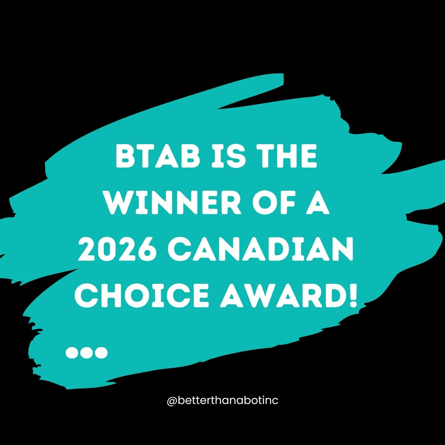 @betterthanabotinc does it again! What a way to kick off 2026! 🏆

So grateful to everyone who has supported me on this journey to becoming Calgary&rsquo;s number one Virtual Assistant for the second year in a row! 

This moment is all about celebrat